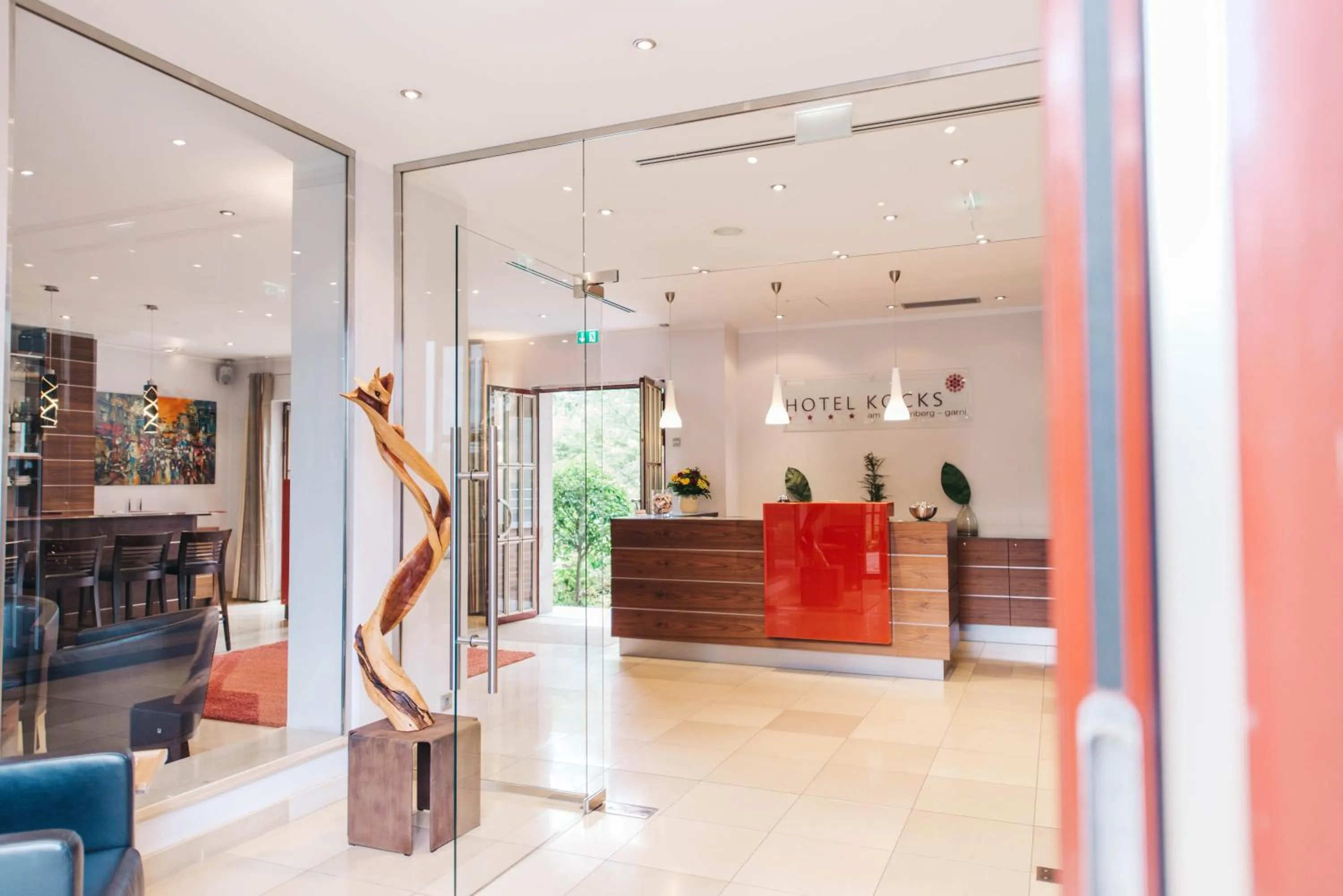 Lobby or reception in HOTEL KOCKS am Mühlenberg