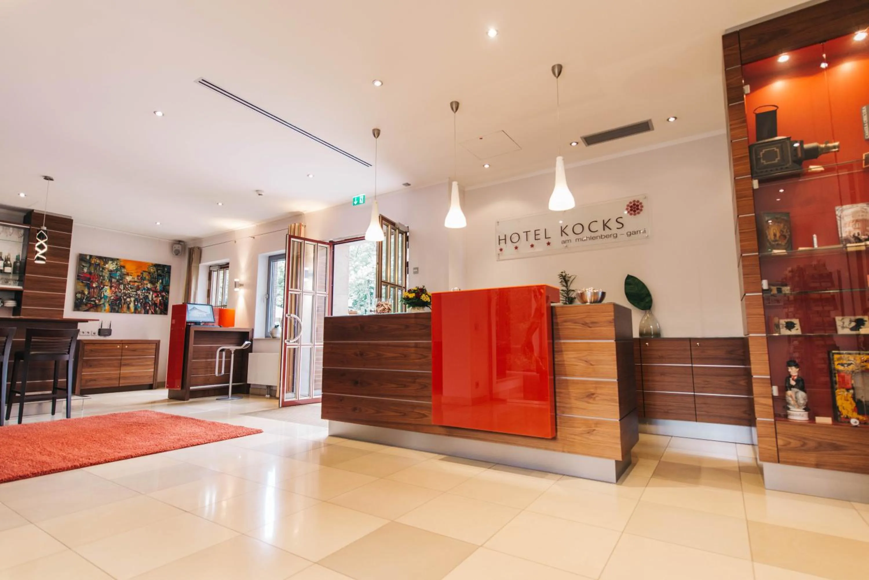 Lobby or reception in HOTEL KOCKS am Mühlenberg