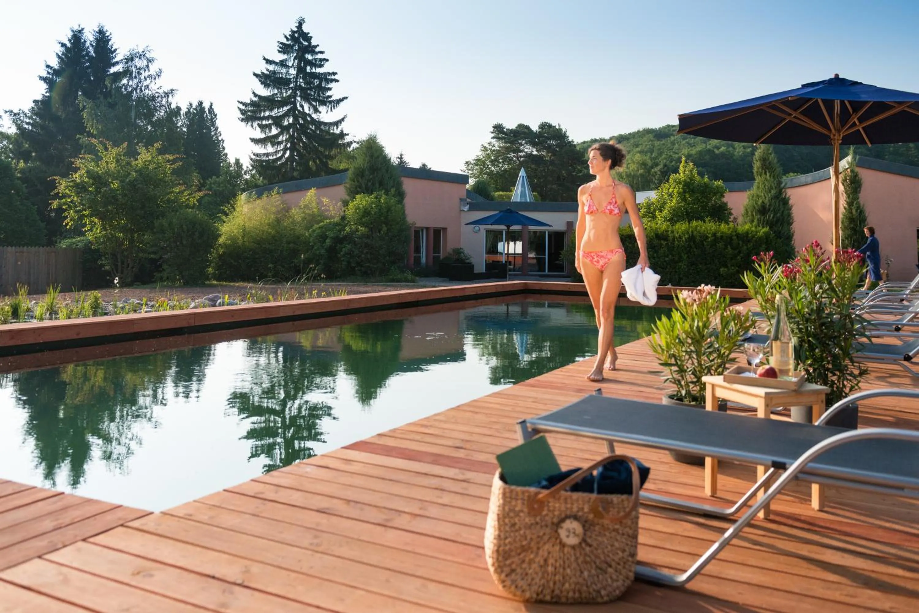 Sauna in Menschels Vitalresort