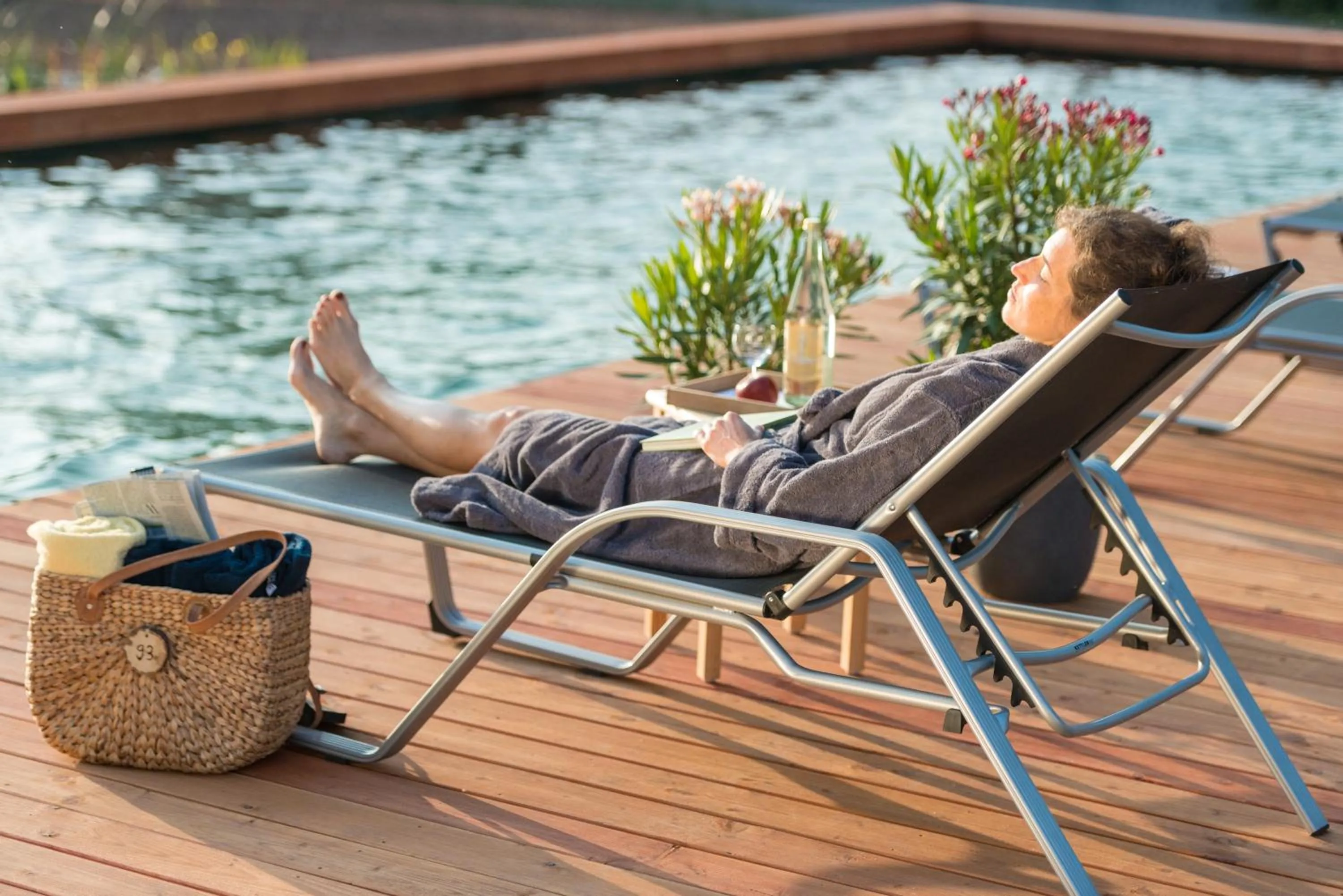 Swimming pool in Menschels Vitalresort