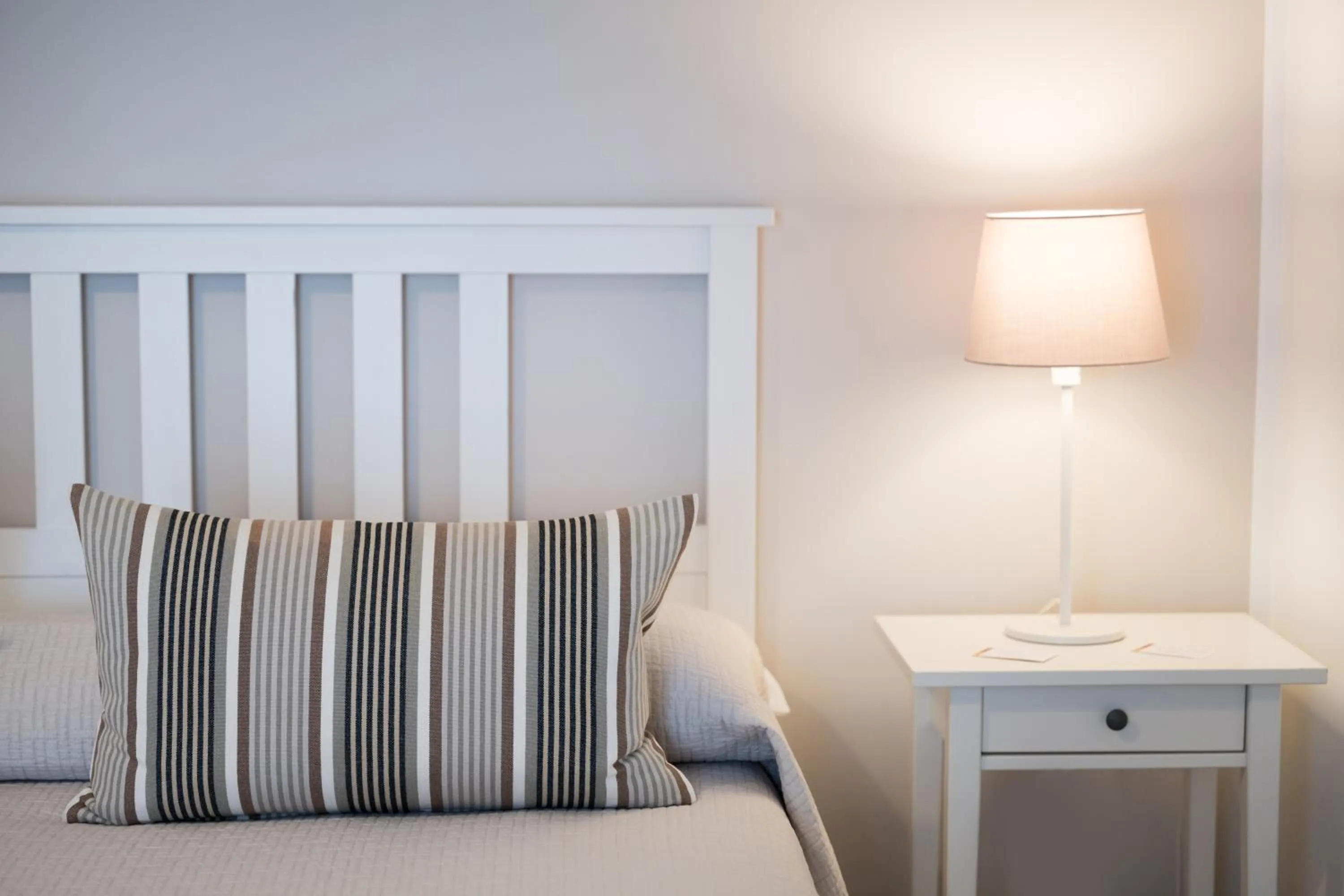 Bedroom, Bed in Panoramic Rooms Salerno