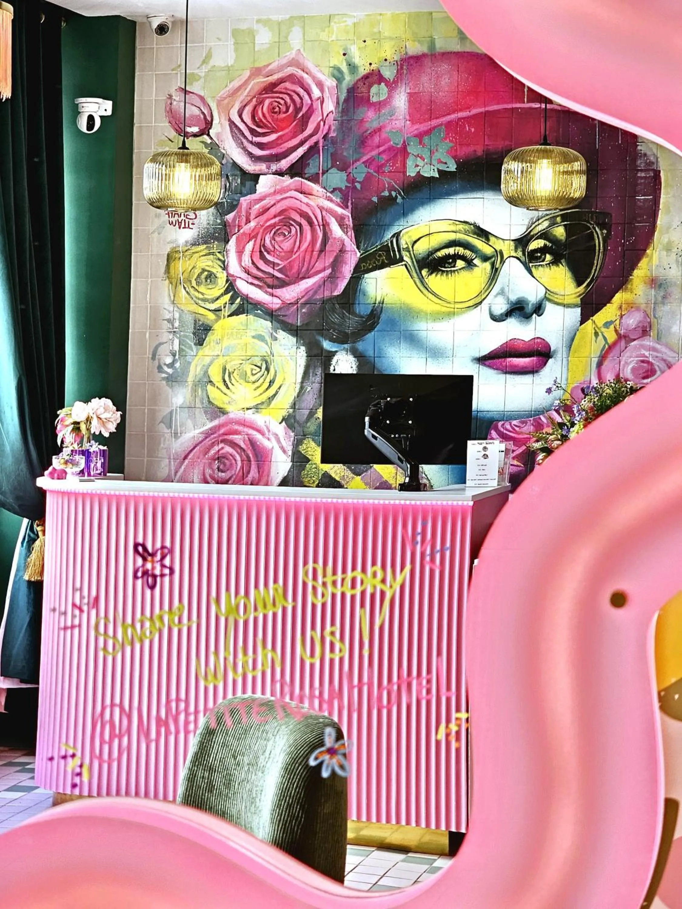 Lobby or reception in Hotel La Petite Rosa