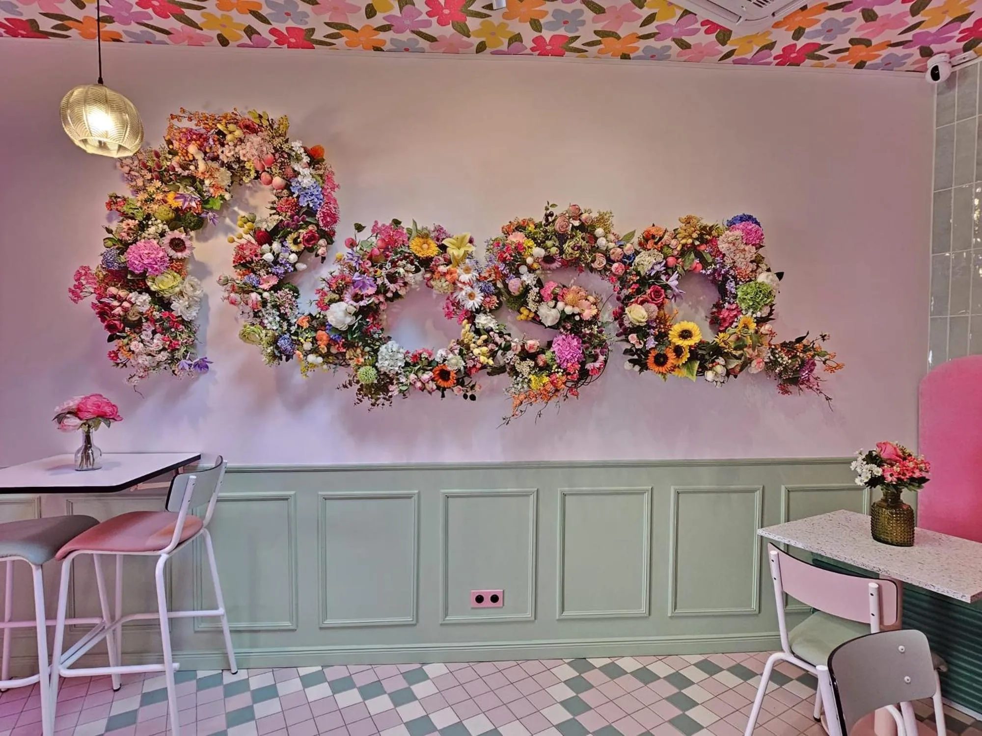 Decorative detail in Hotel La Petite Rosa