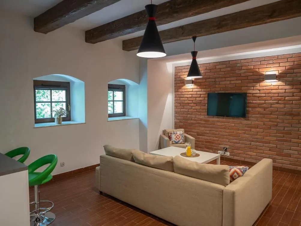 Living room in Spichlerz Bliźniaczy