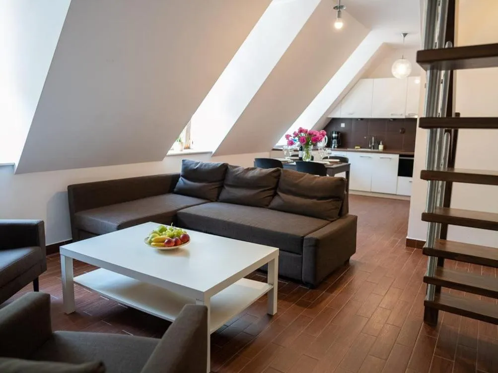 Seating area in Spichlerz Bliźniaczy