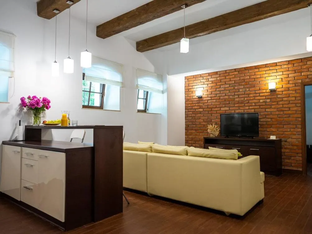 Living room in Spichlerz Bliźniaczy