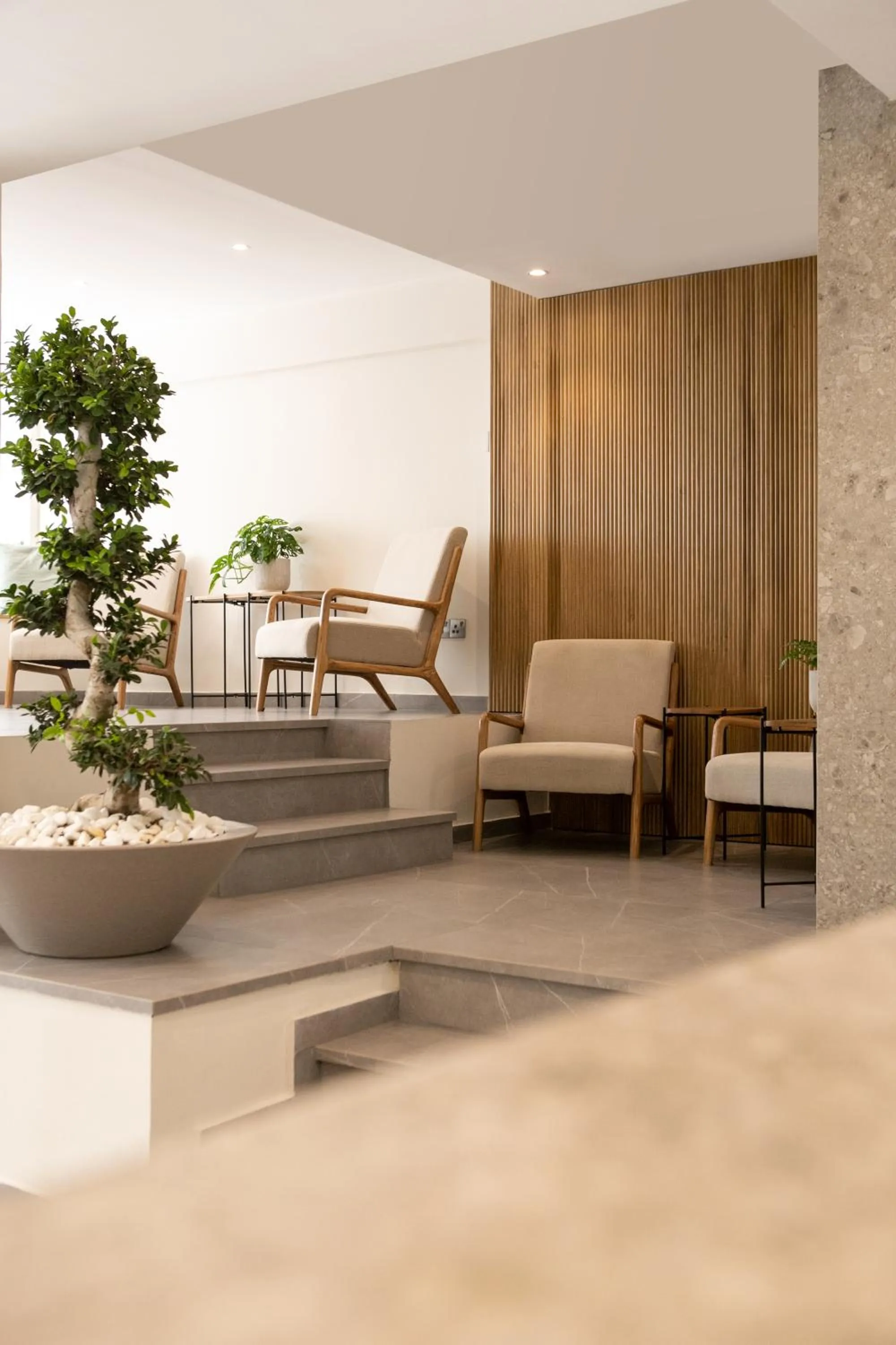 Lobby or reception in Les Palmiers Beach Boutique Hotel & Luxury Apartments