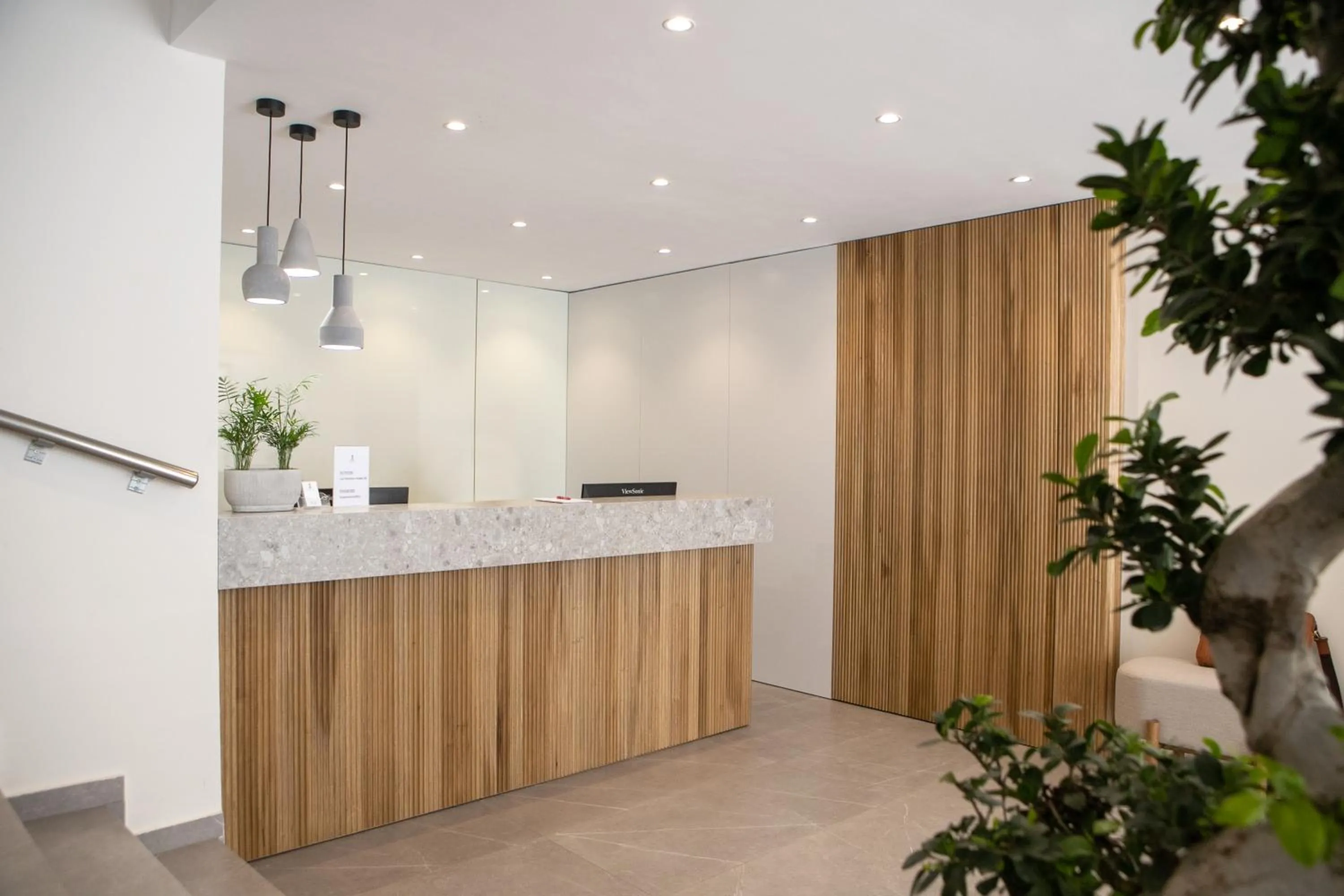 Lobby or reception in Les Palmiers Beach Boutique Hotel & Luxury Apartments