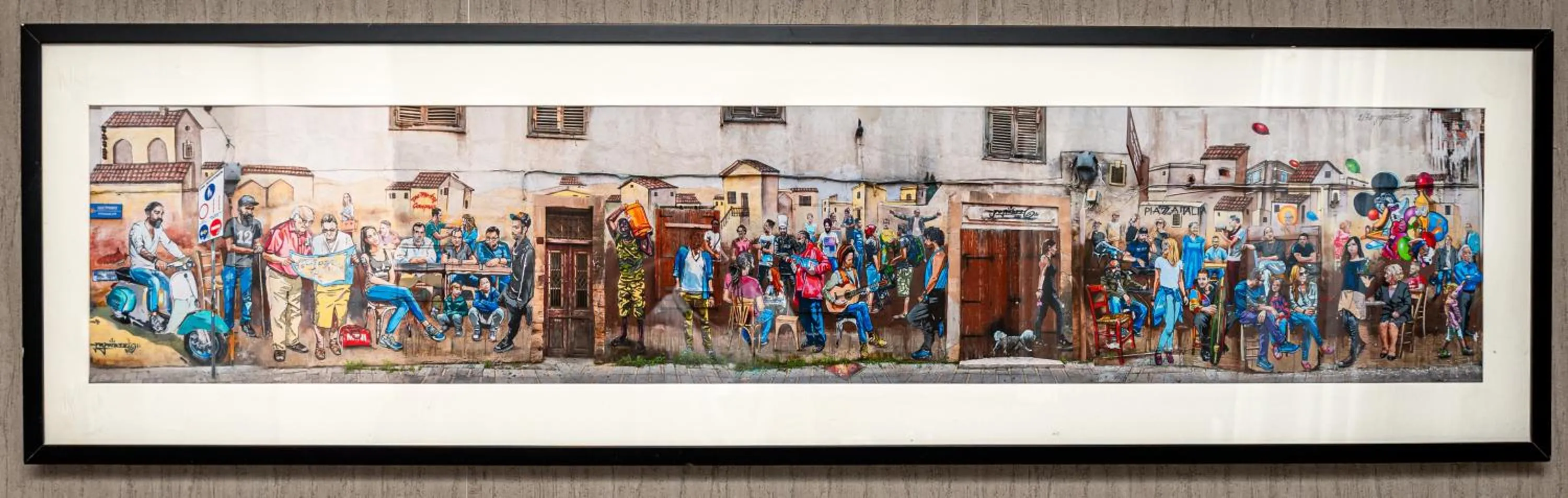 Decorative detail in Rise Urban Art Hotel