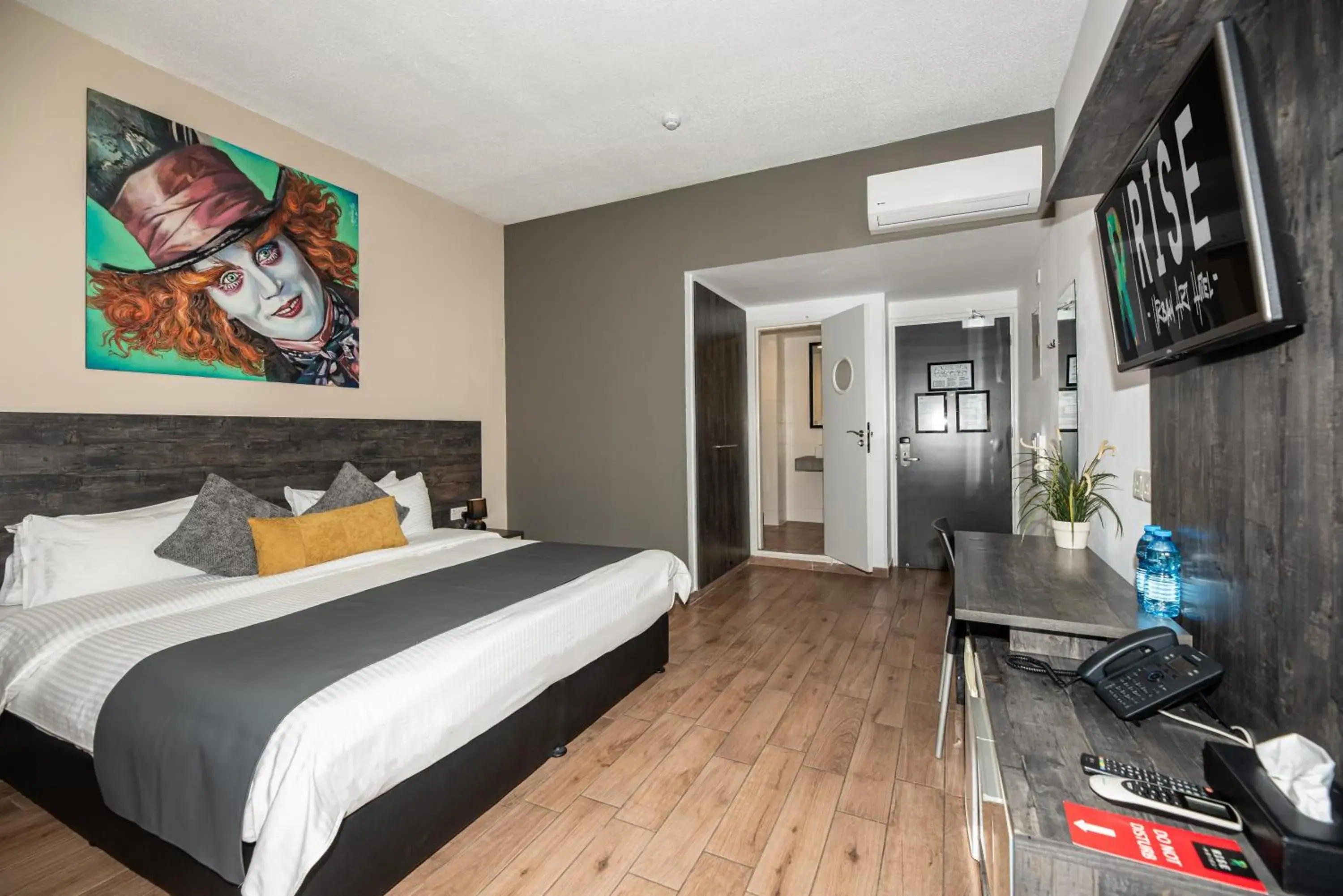 Bedroom, Bed in Rise Urban Art Hotel Bedroom, Bed in Rise Urban Art Hotel