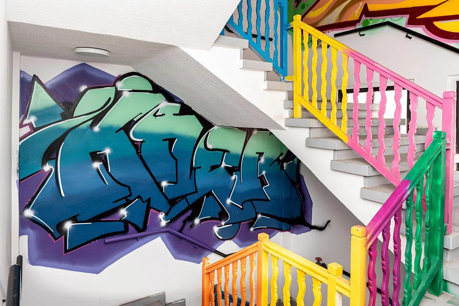 Decorative detail in Rise Urban Art Hotel