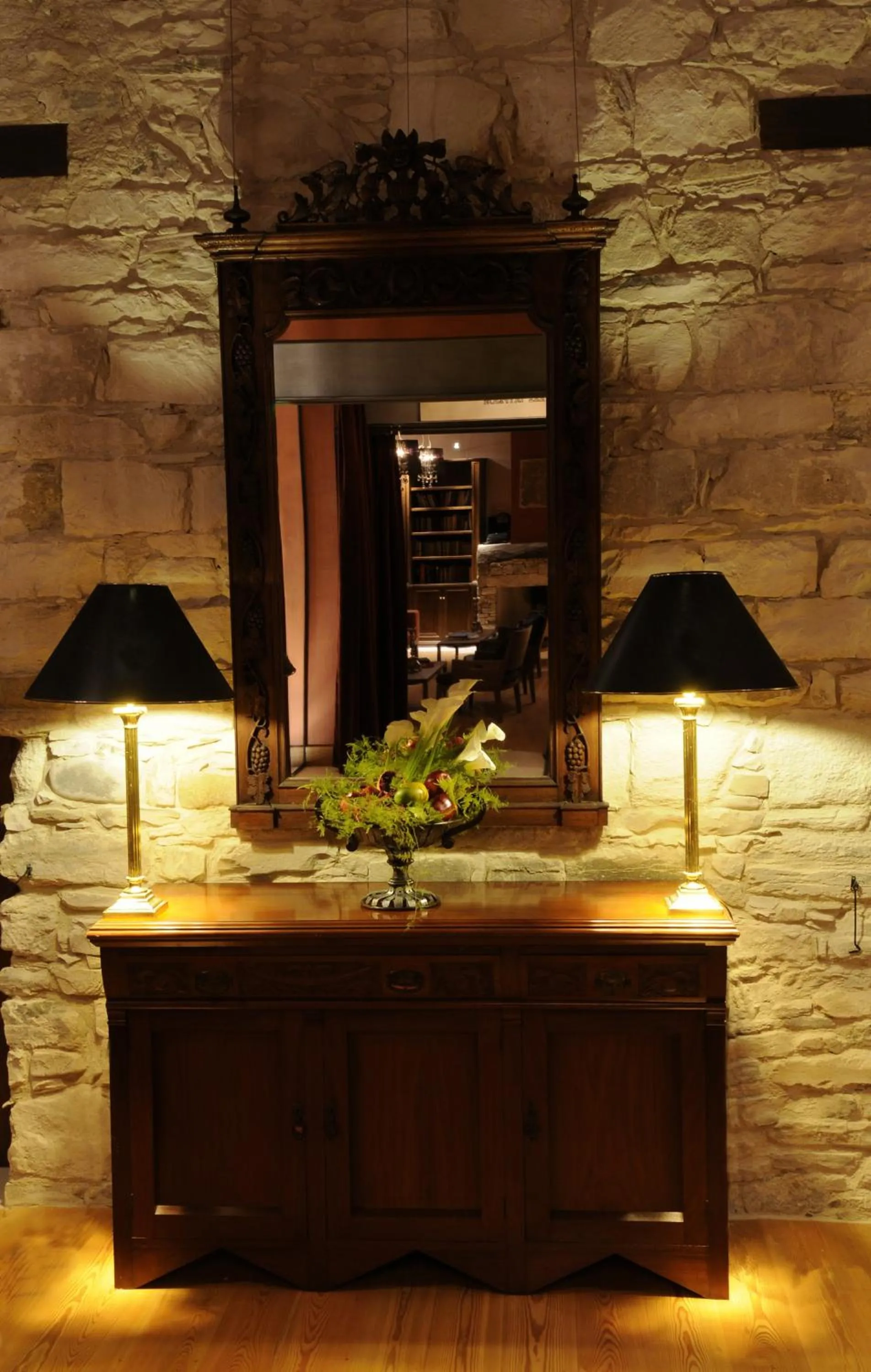 Decorative detail in The Library Hotel Wellness Retreat