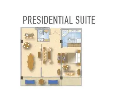 Floor Plan in Adams Beach Hotel & Spa