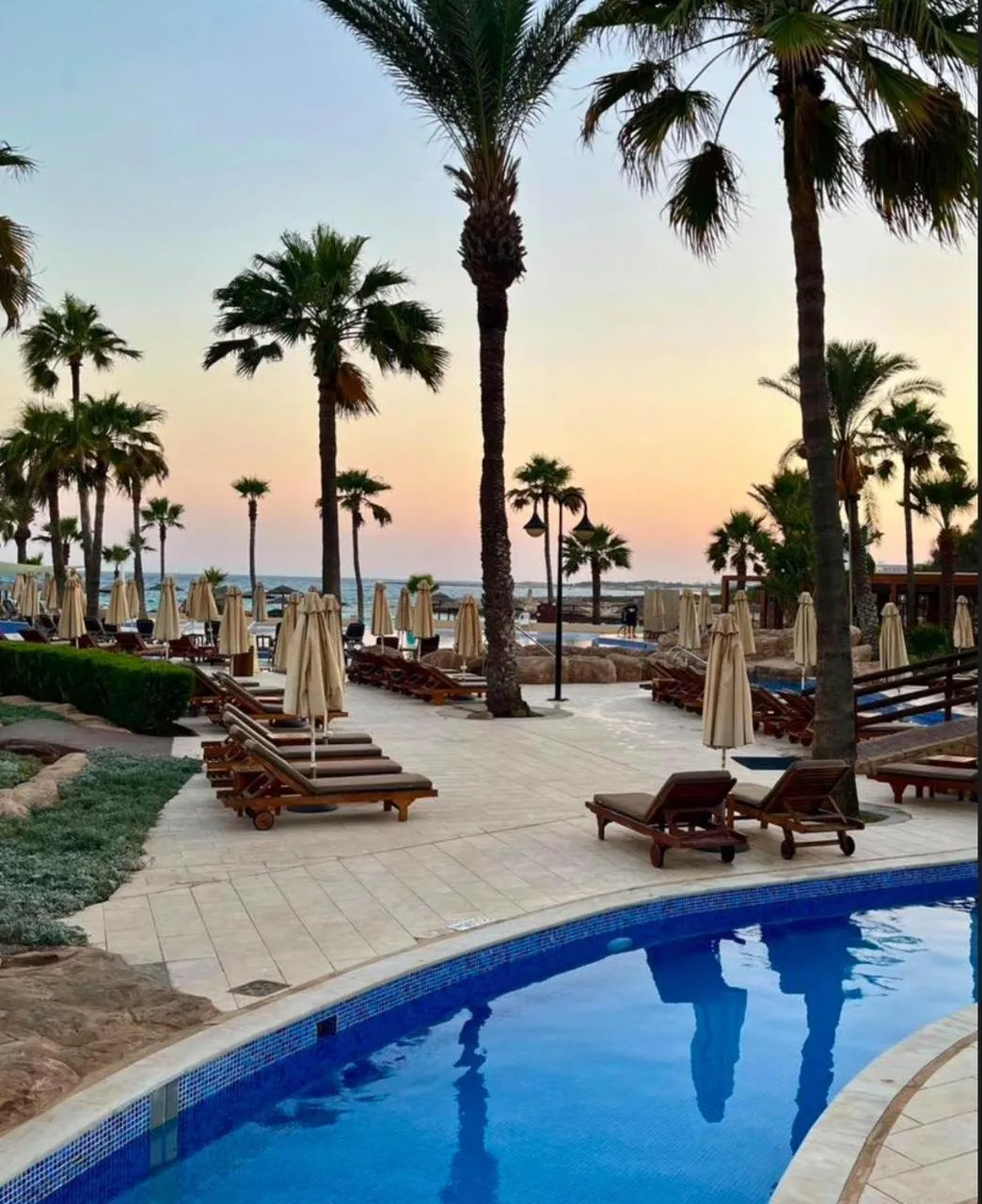 Swimming pool in Adams Beach Hotel & Spa