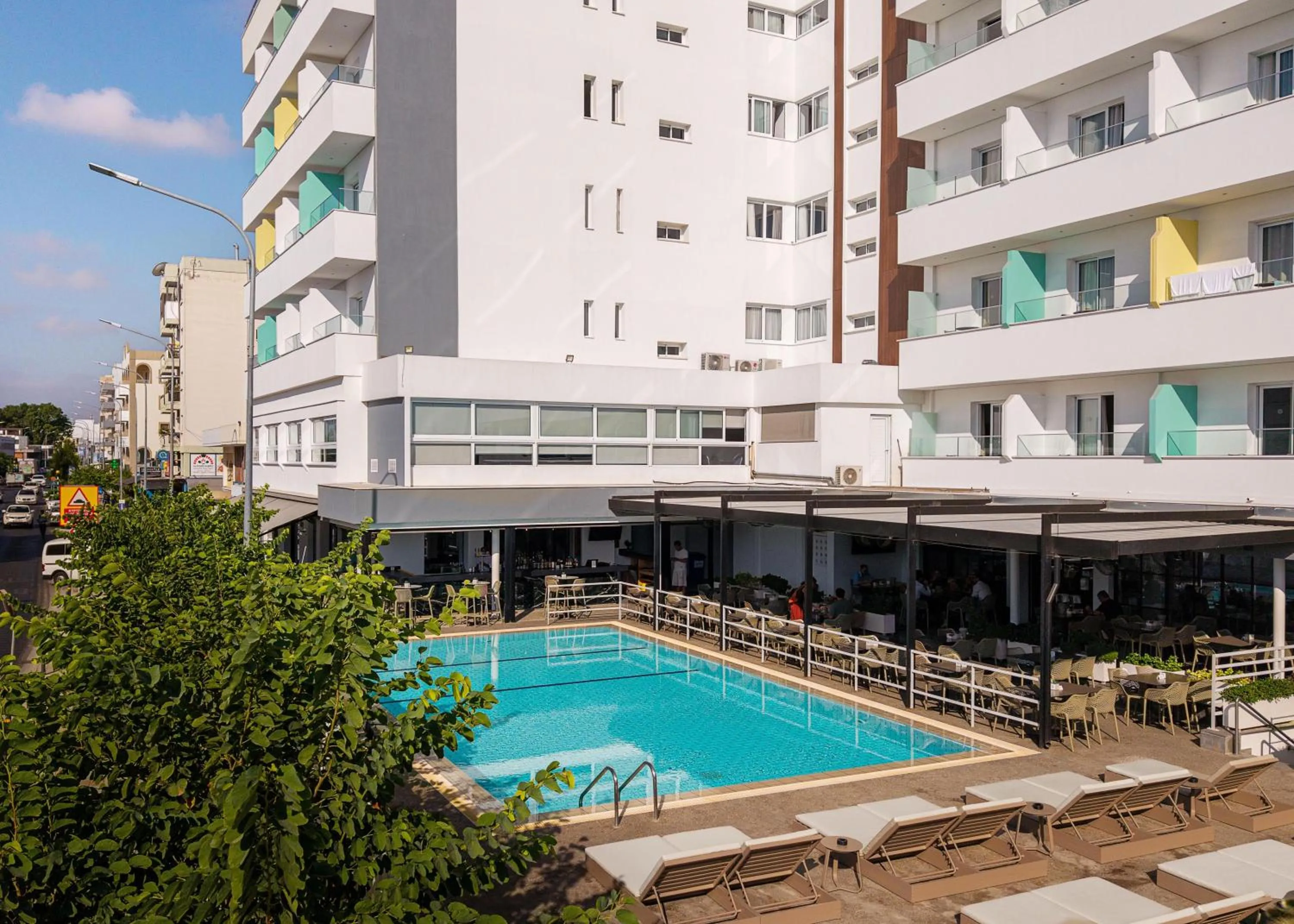 Property building in Pefkos City Hotel