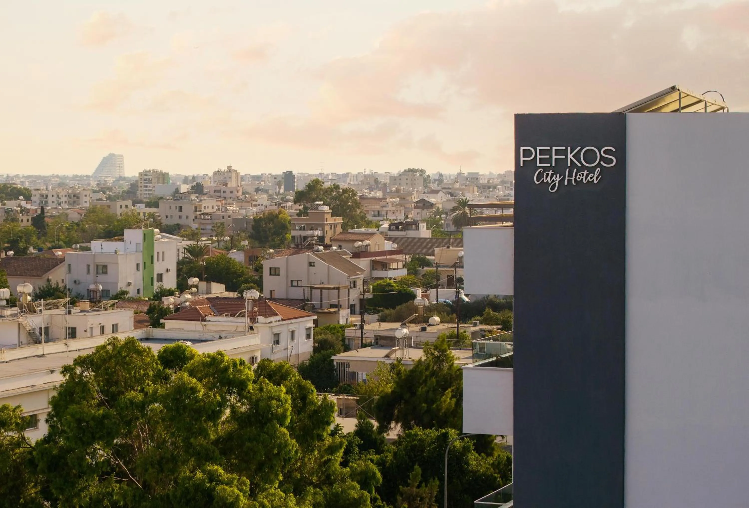 Property building in Pefkos City Hotel