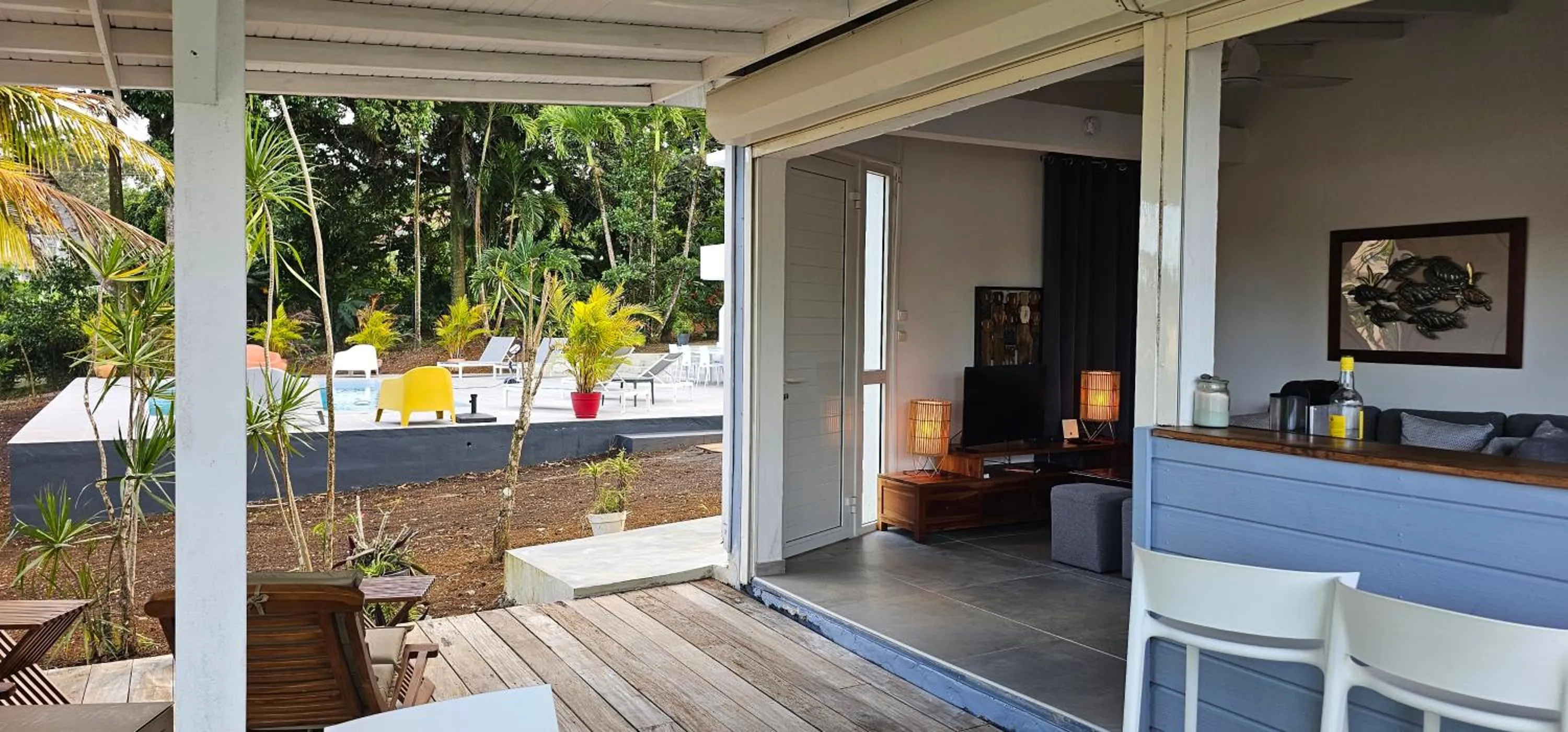 Patio in Habitation Villa Les Cassias