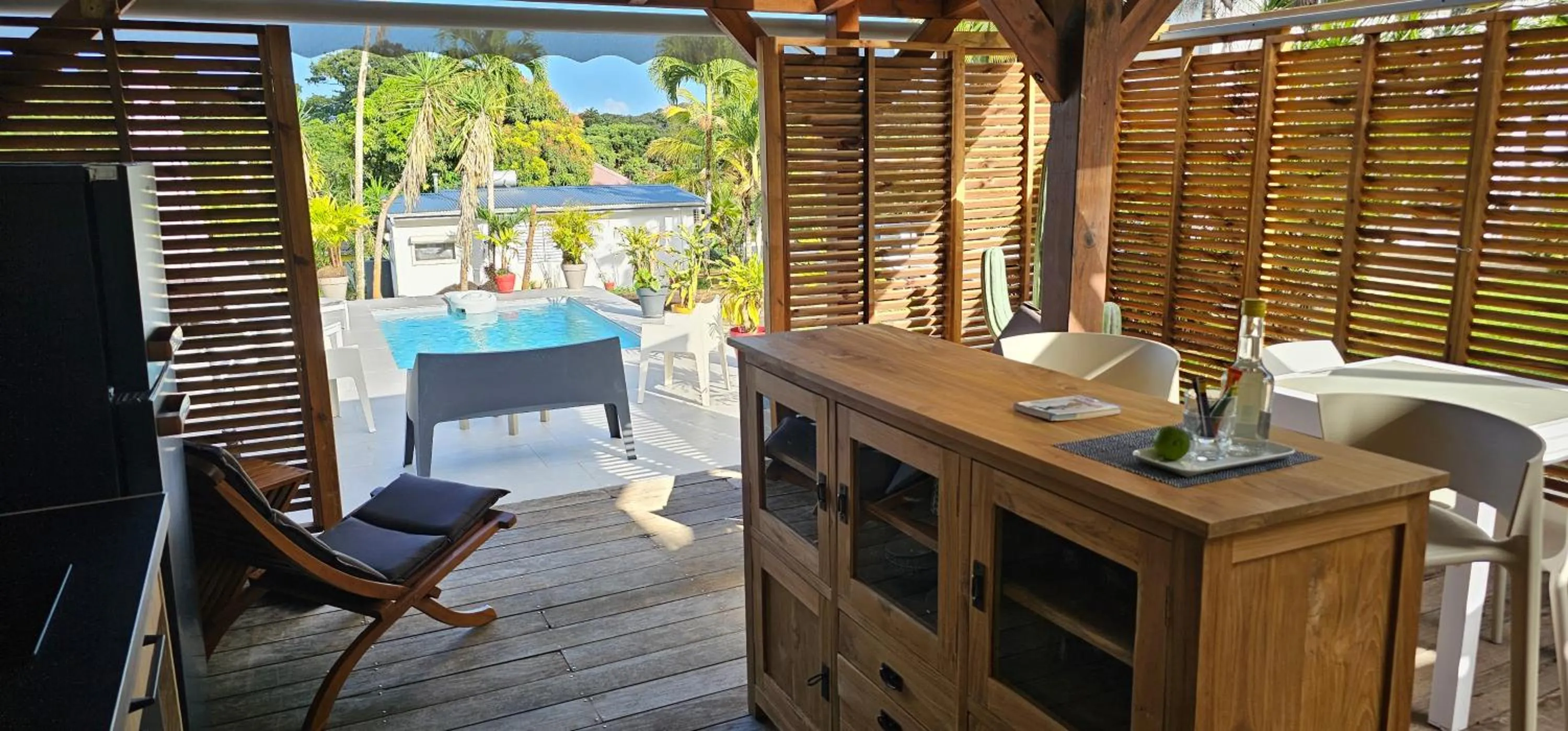 Patio in Habitation Villa Les Cassias