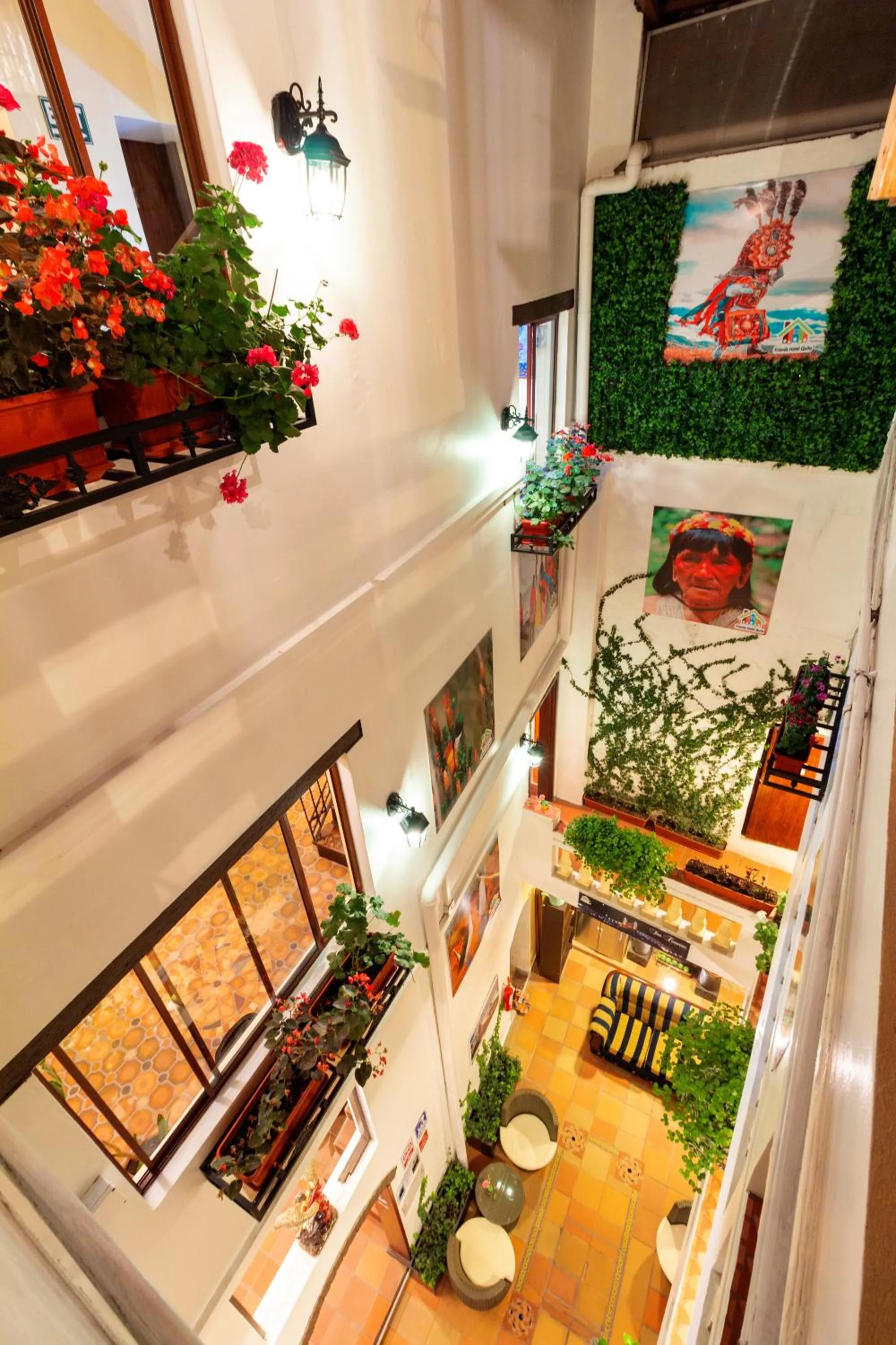 Patio in Friends Hotel & Rooftop - Historic Center & Museums