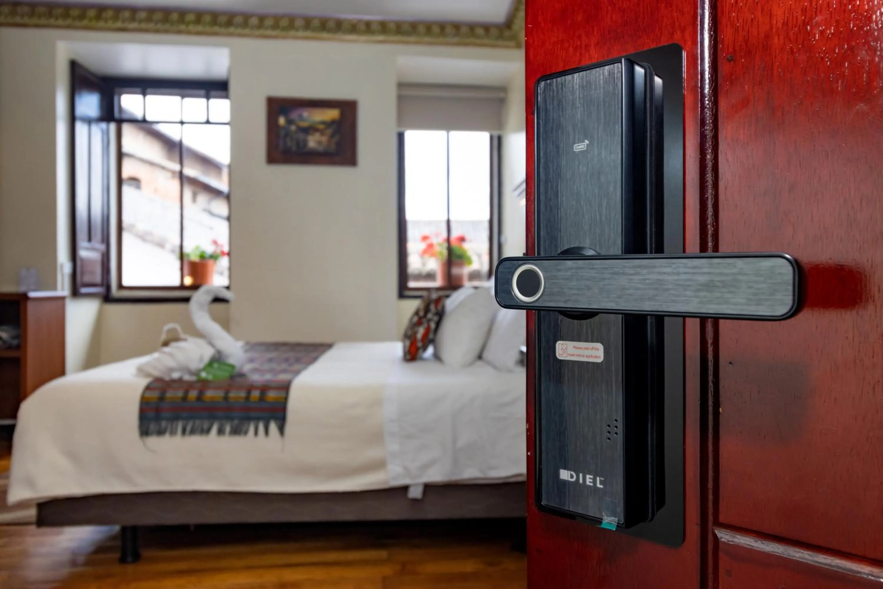 Decorative detail, Bed in Friends Hotel & Rooftop - Historic Center & Museums