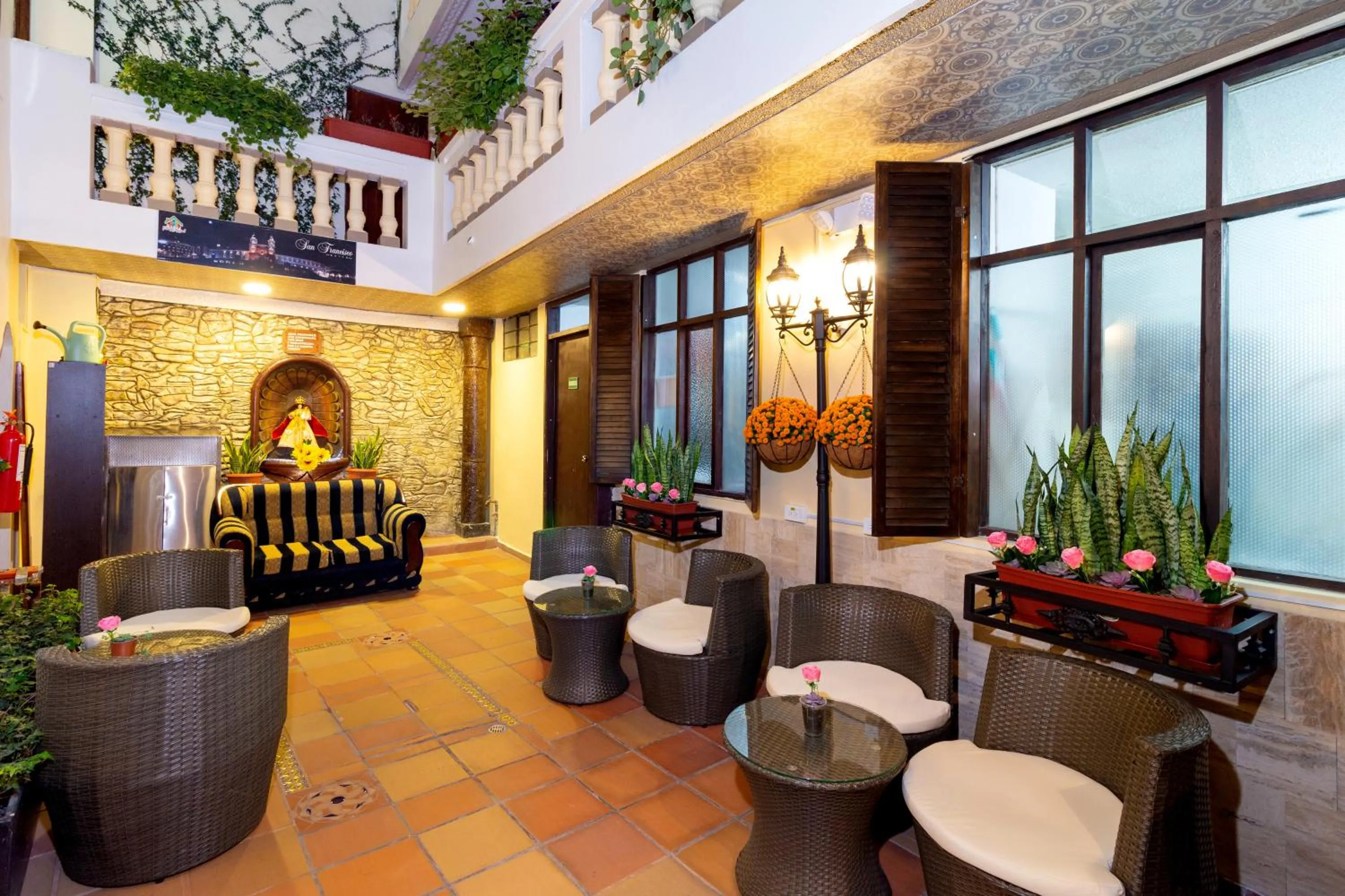 Patio in Friends Hotel & Rooftop - Historic Center & Museums