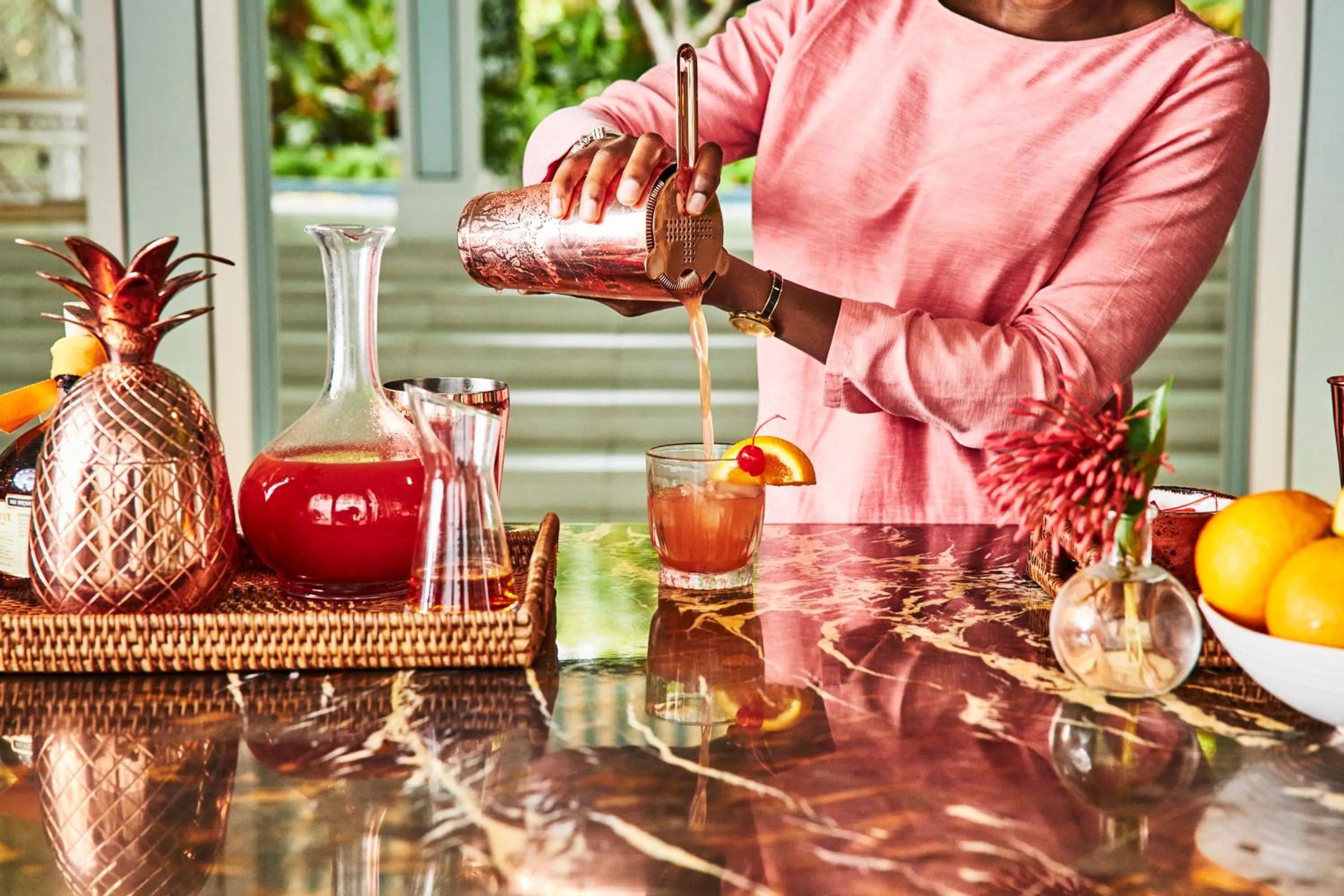 Drinks in Malliouhana Resort Anguilla