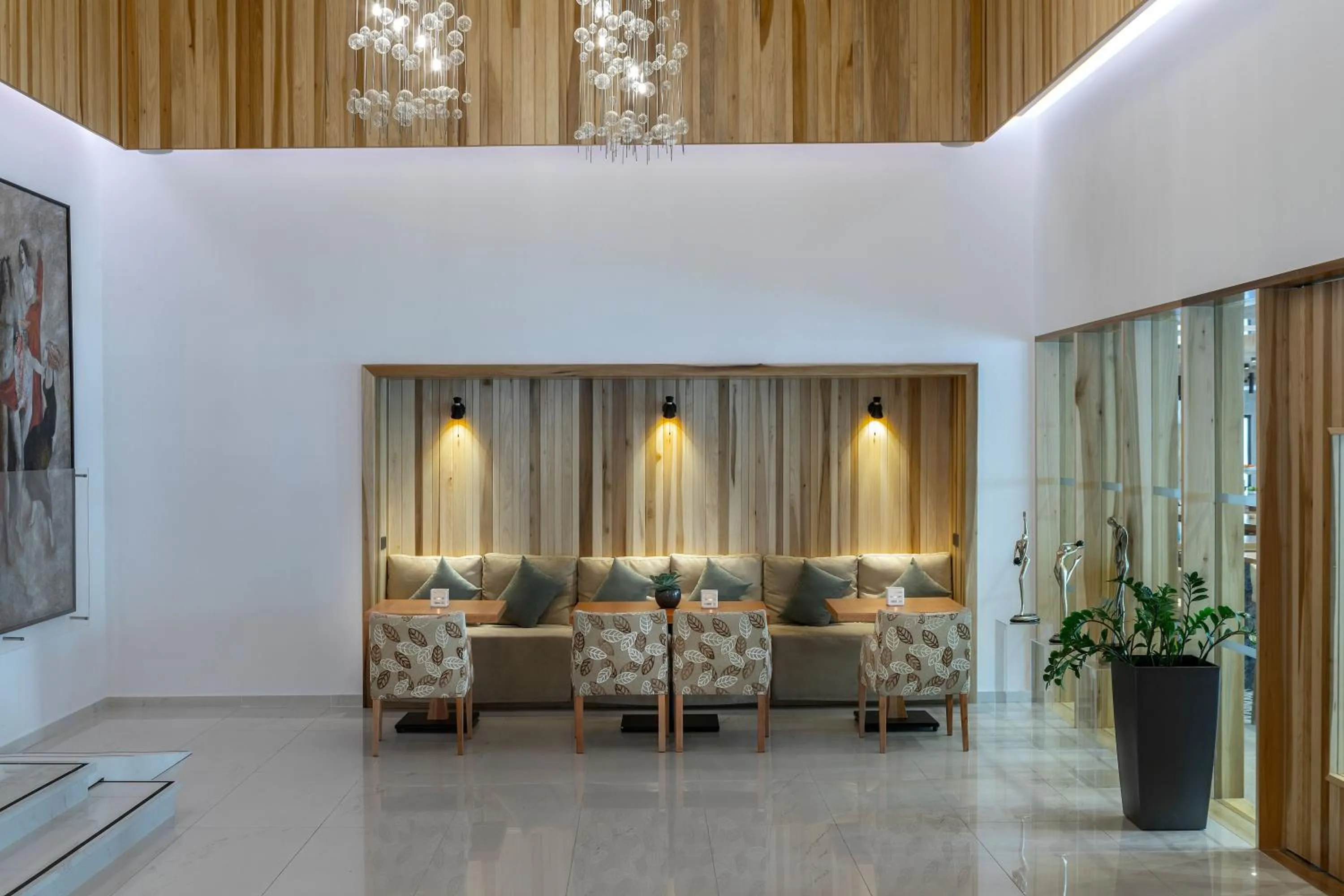 Lobby or reception in Anemi Hotel & Suites