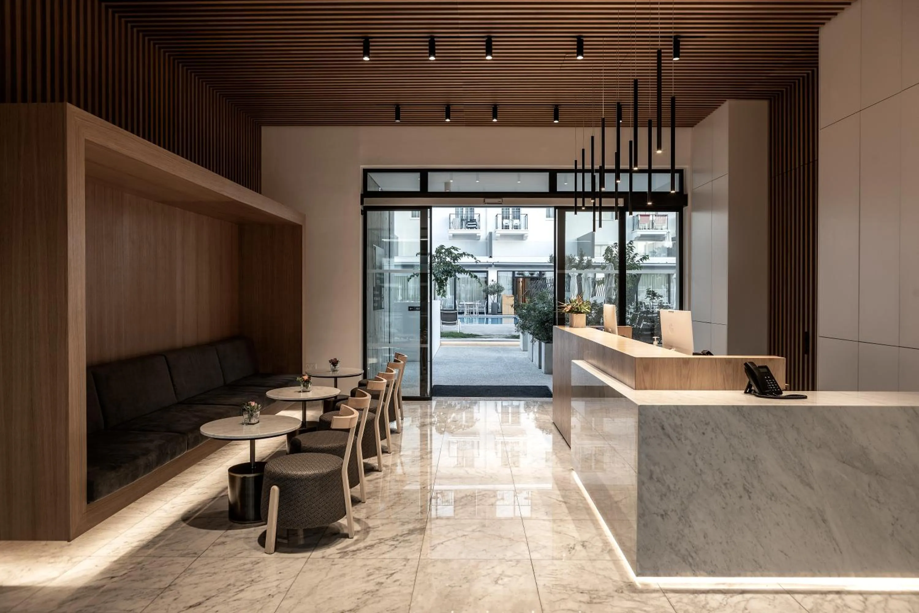 Property building in Anemi Hotel & Suites