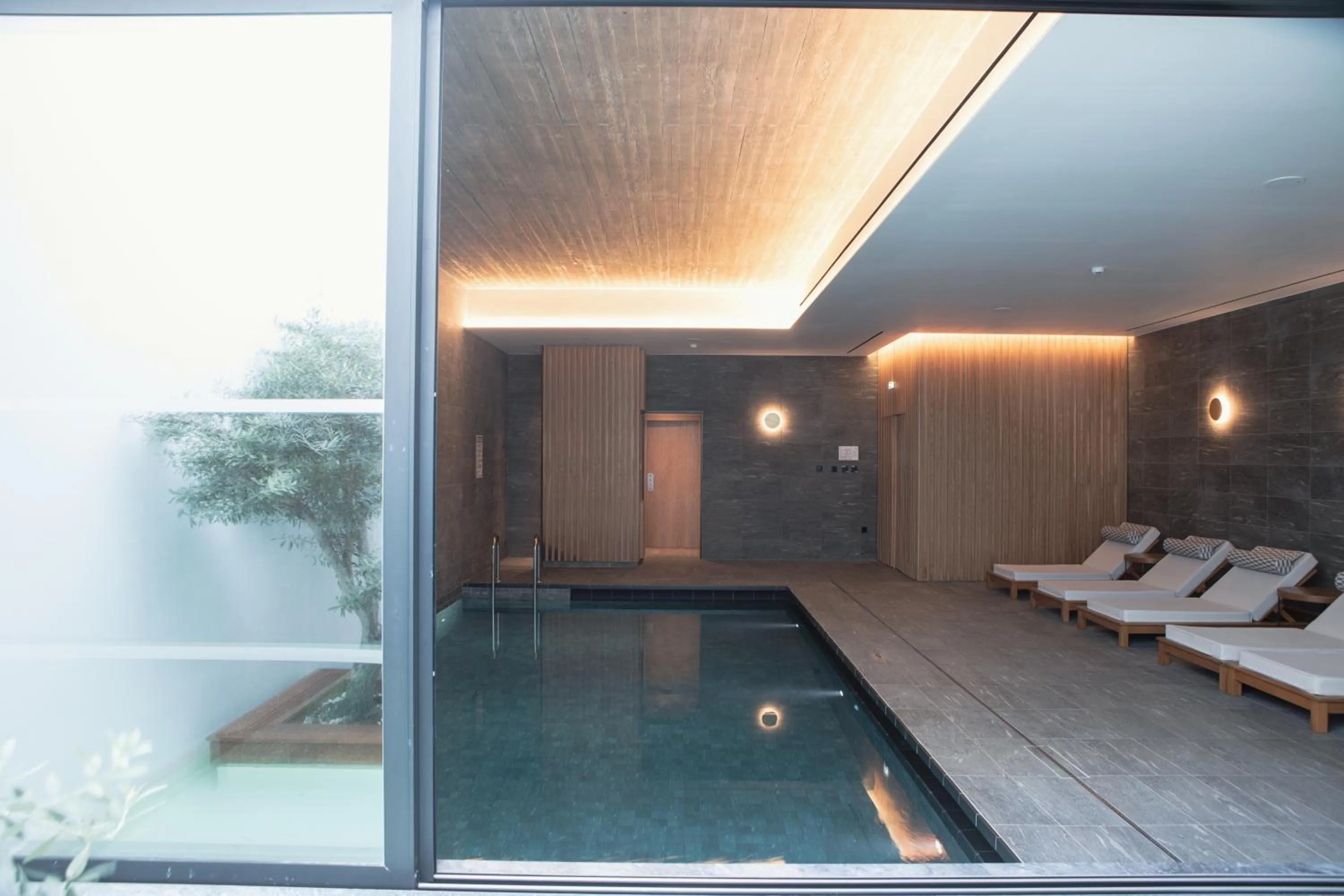 Swimming pool in Anemi Hotel & Suites