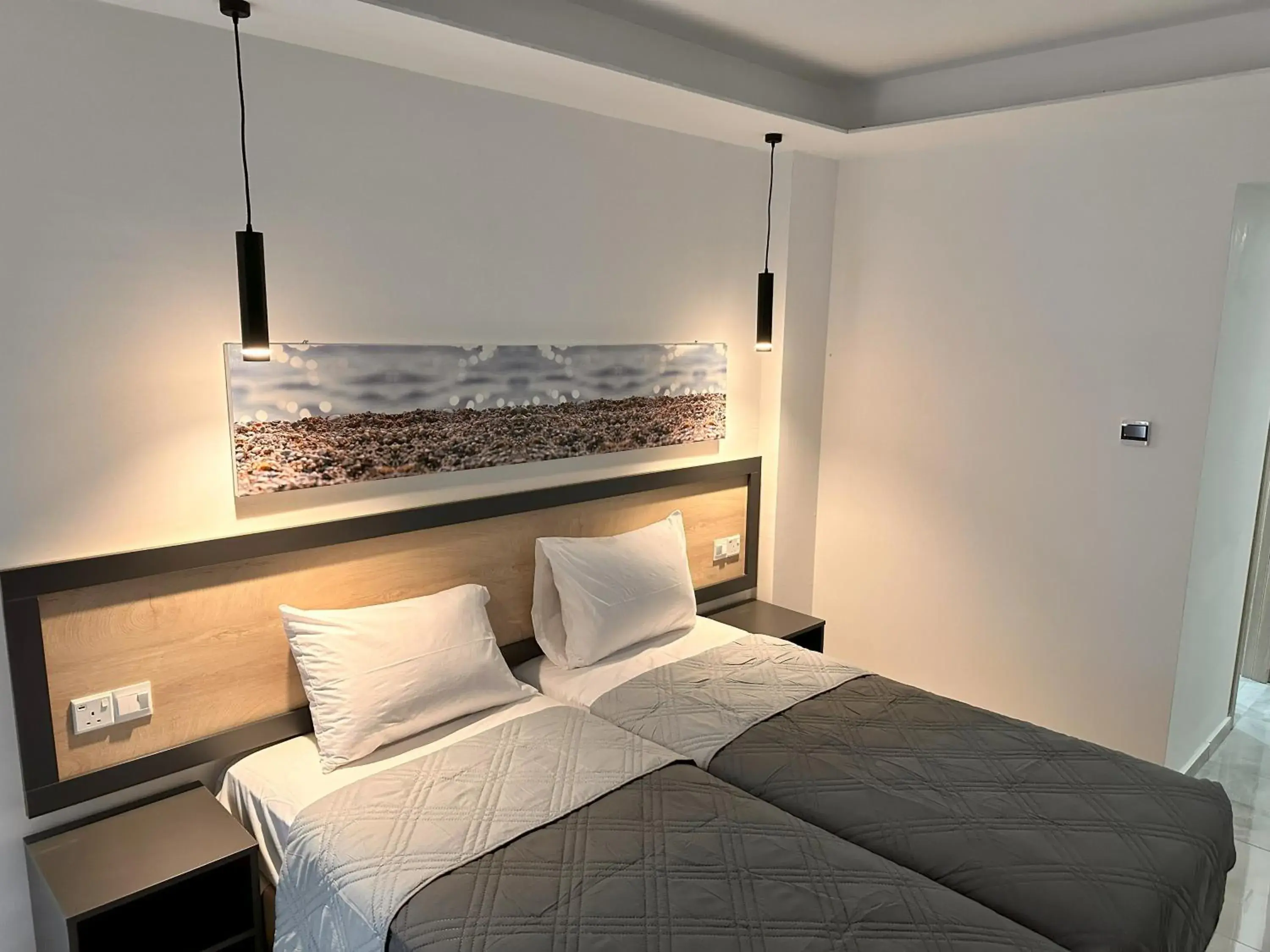 Bed in Papouis Protaras Hotel Bed in Papouis Protaras Hotel