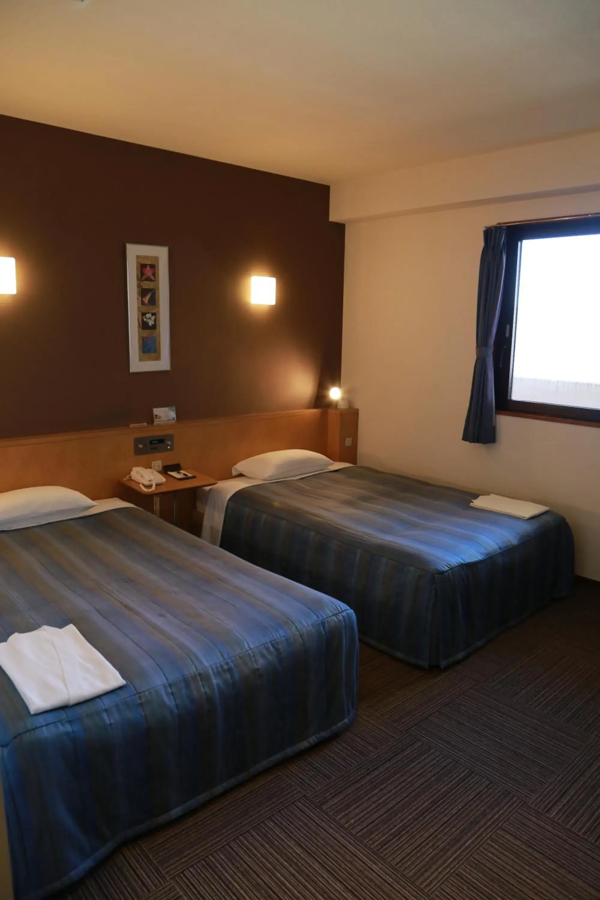 Bed in Hotel Plaza Arakawaoki Bed in Hotel Plaza Arakawaoki