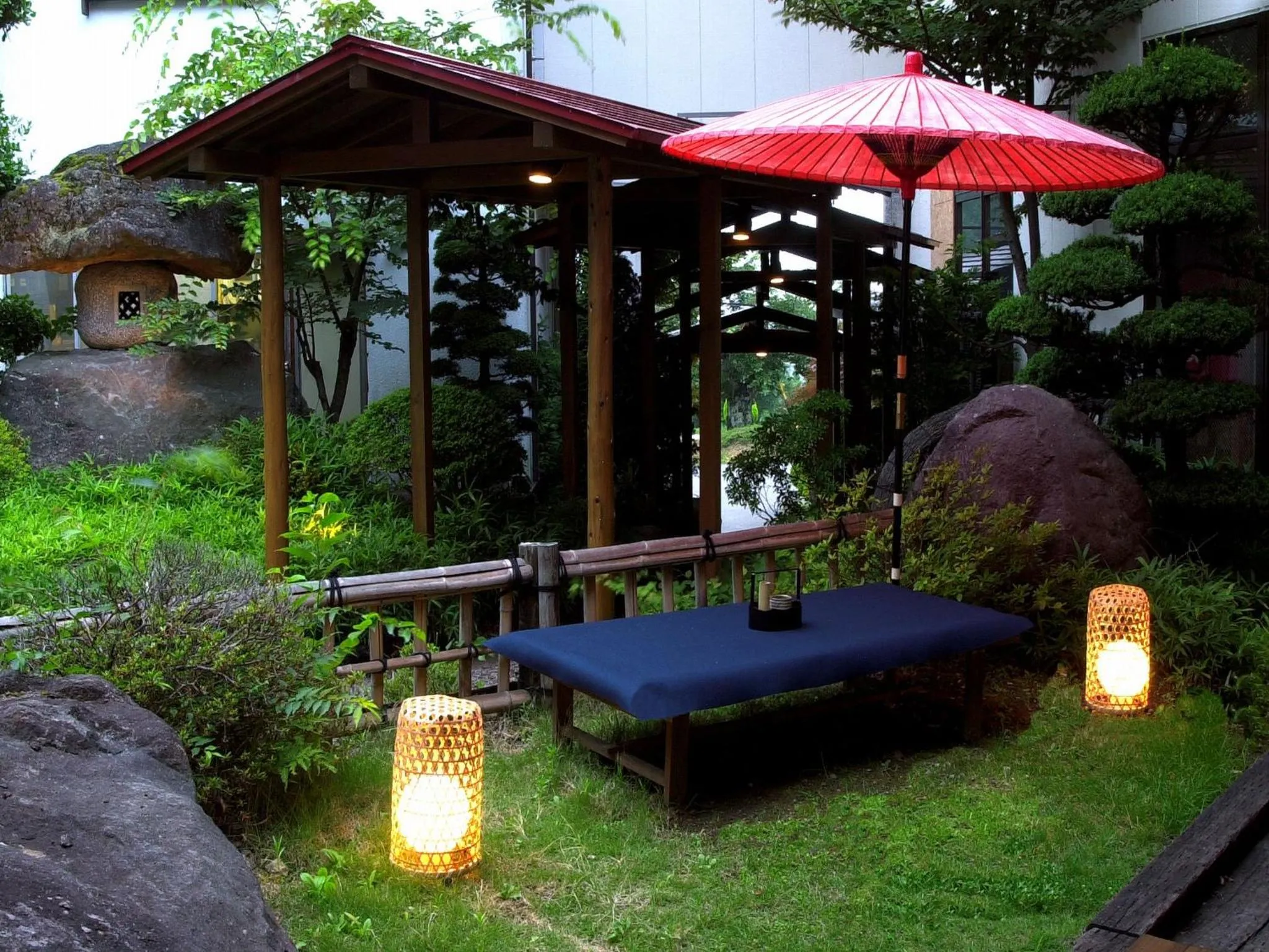 Garden in Hishino Onsen Tokiwakan