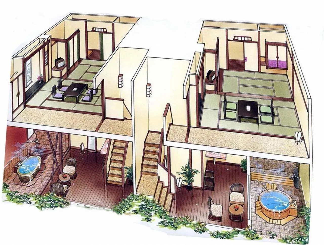 Floor plan in Hishino Onsen Tokiwakan