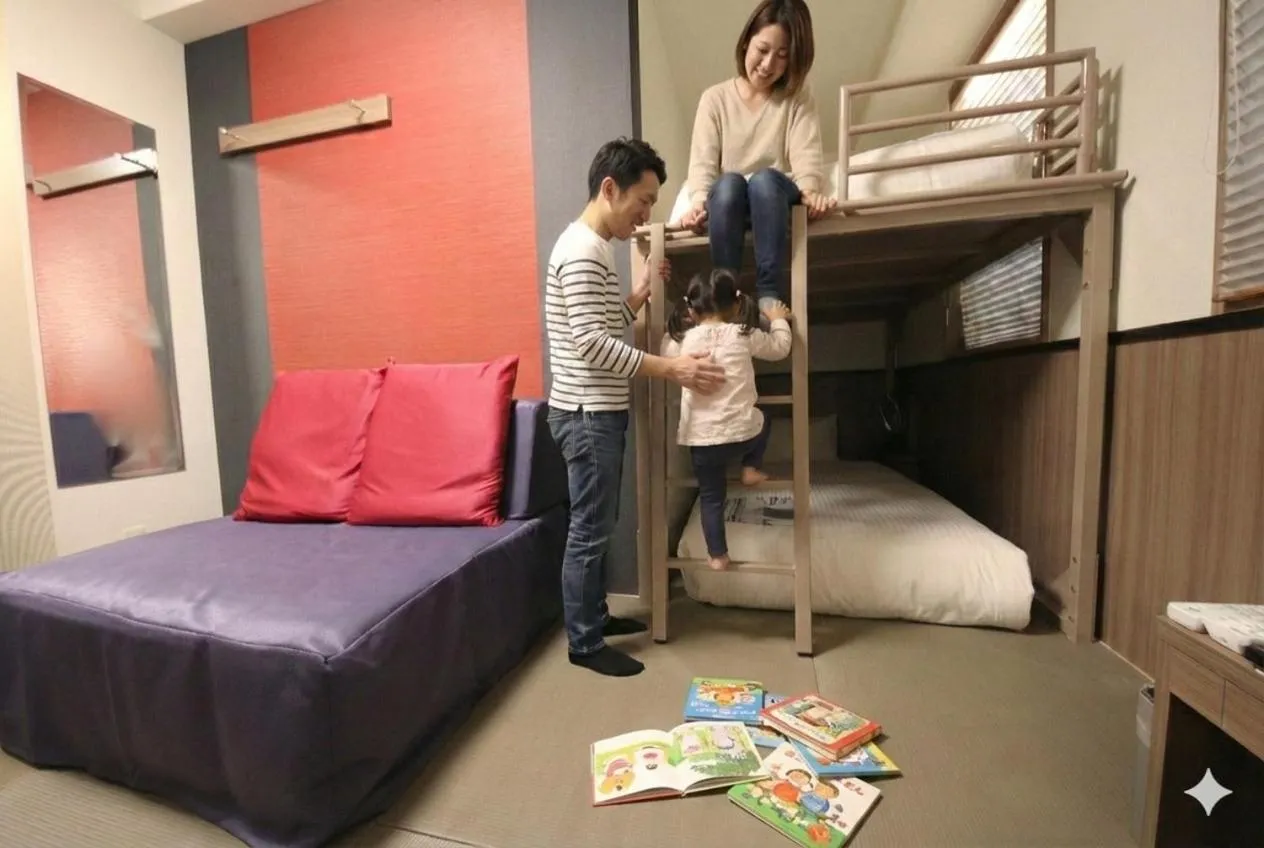 Bed in Urbain Kyoto Kiyomizugojo