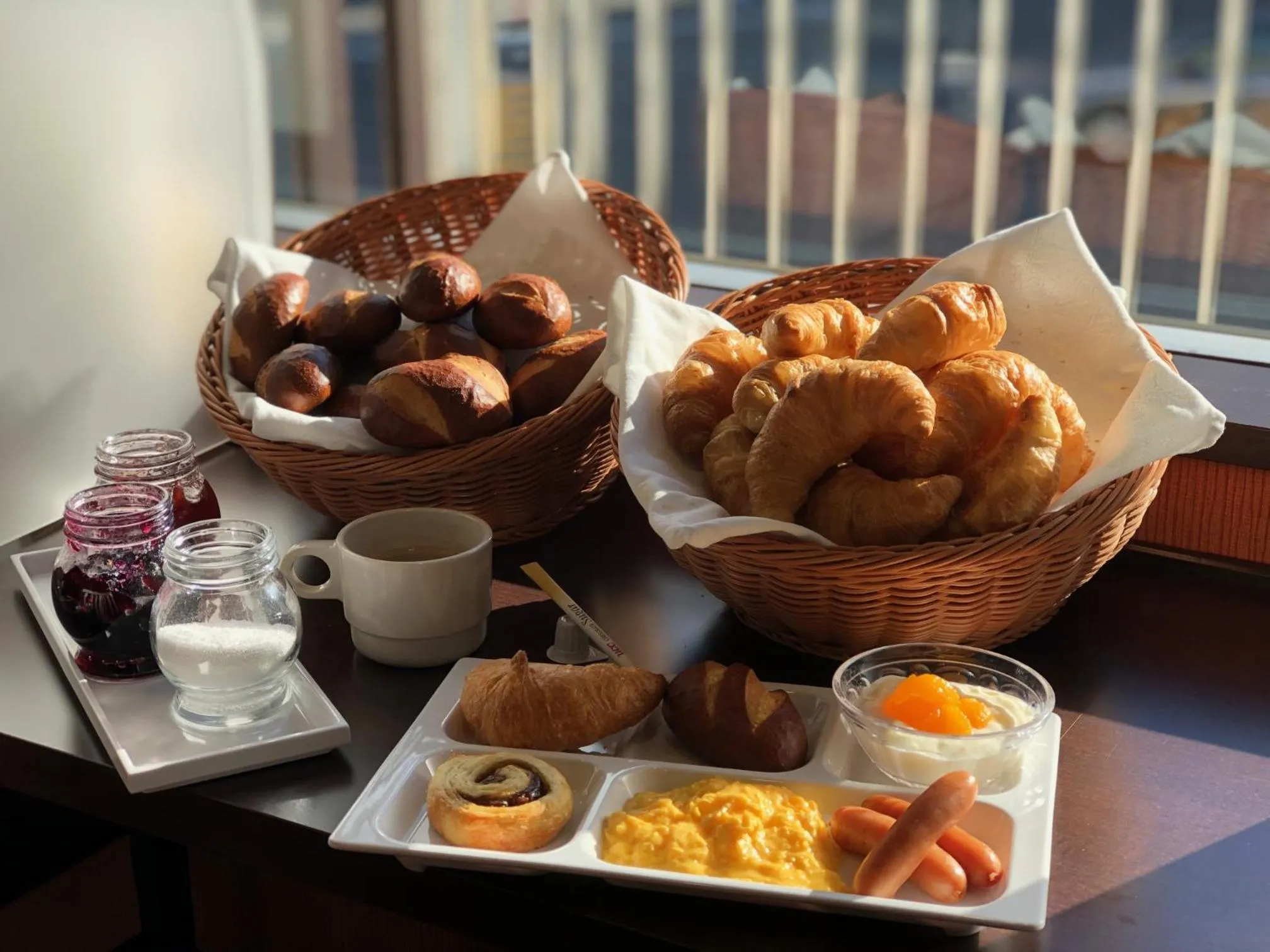 Continental breakfast in Urbain Kyoto Kiyomizugojo