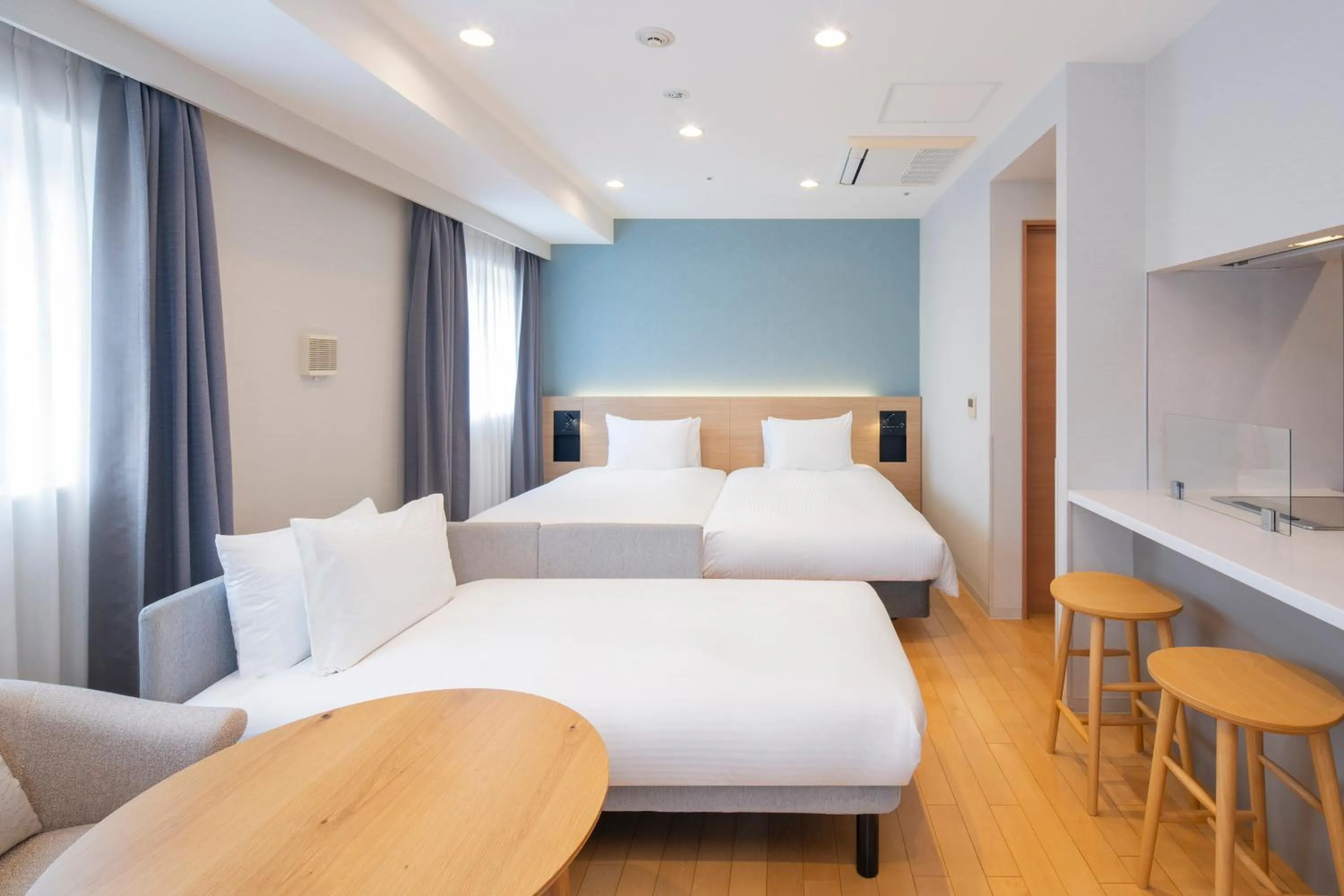 Photo of the whole room, Bed in La'gent Stay Sapporo Odori Hokkaido