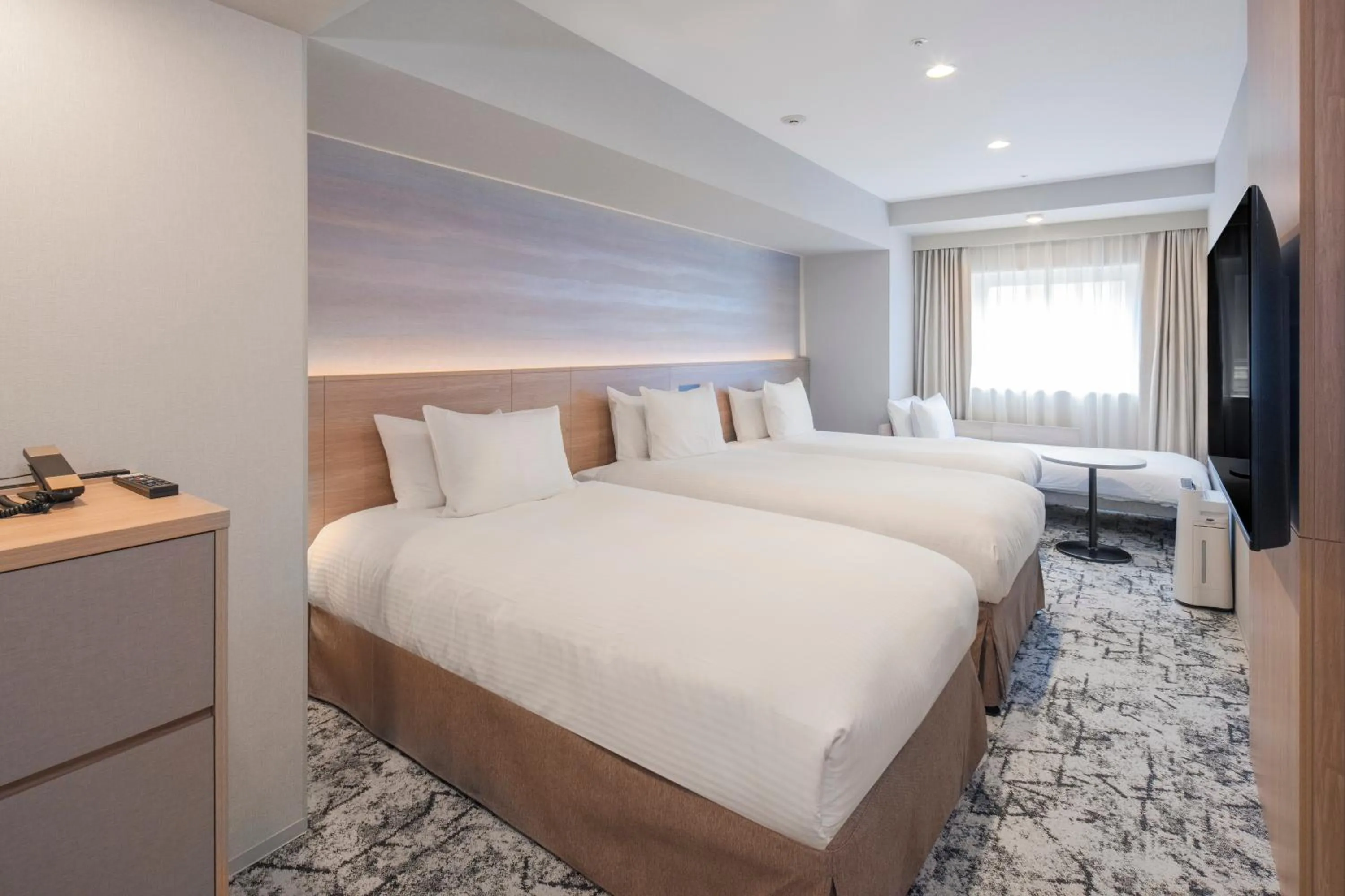 Photo of the whole room, Bed in La'gent Stay Sapporo Odori Hokkaido