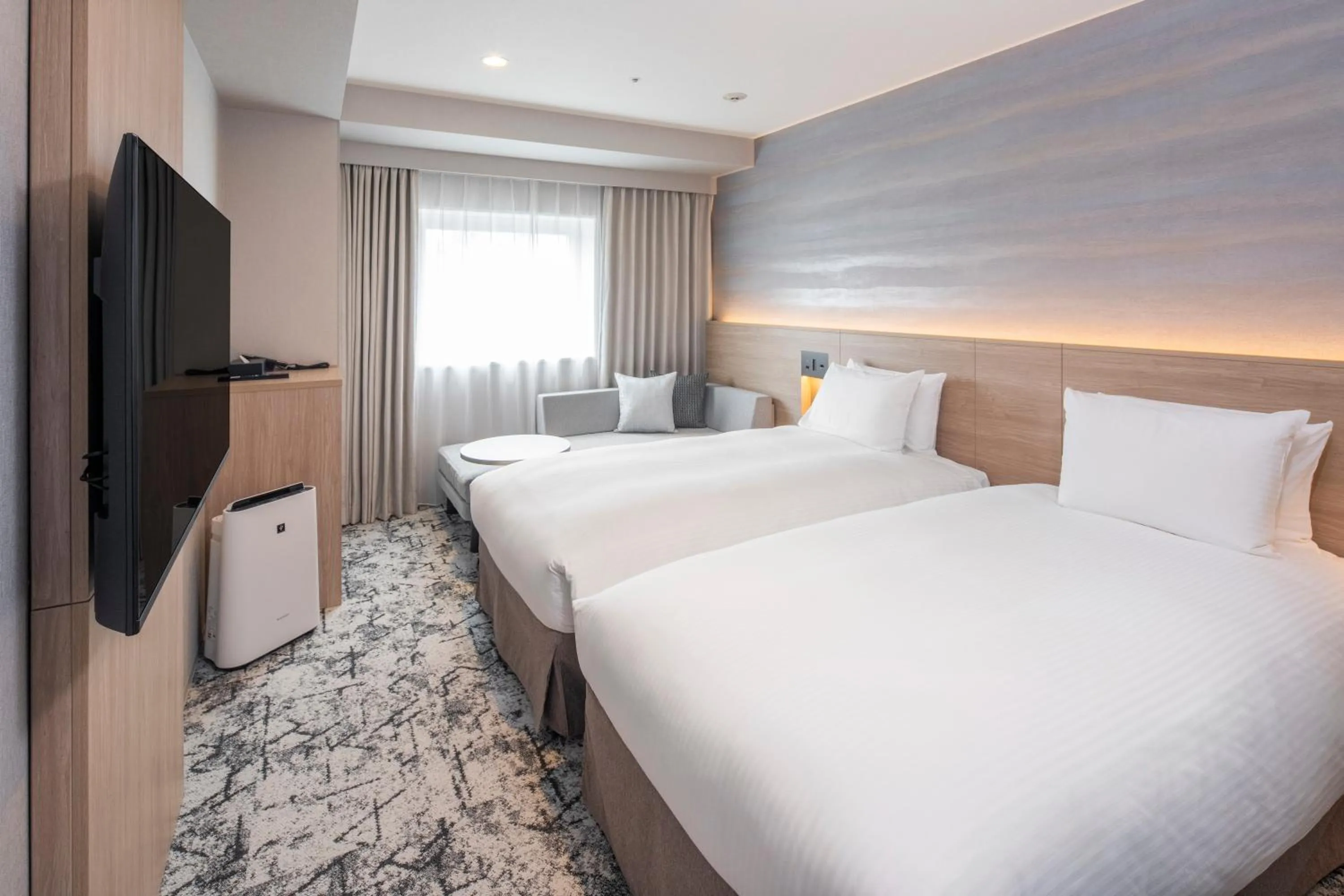 Photo of the whole room, Bed in La'gent Stay Sapporo Odori Hokkaido