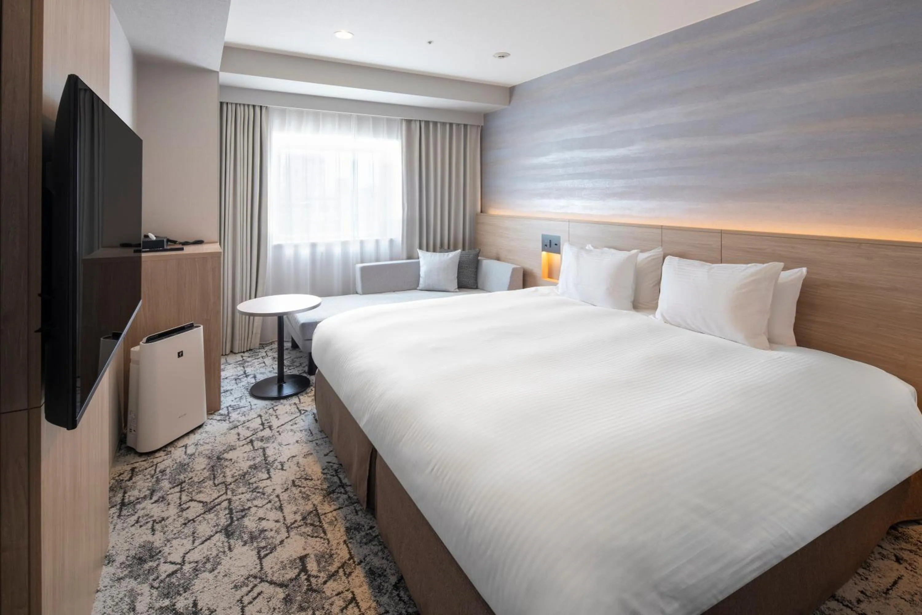 Photo of the whole room, Bed in La'gent Stay Sapporo Odori Hokkaido