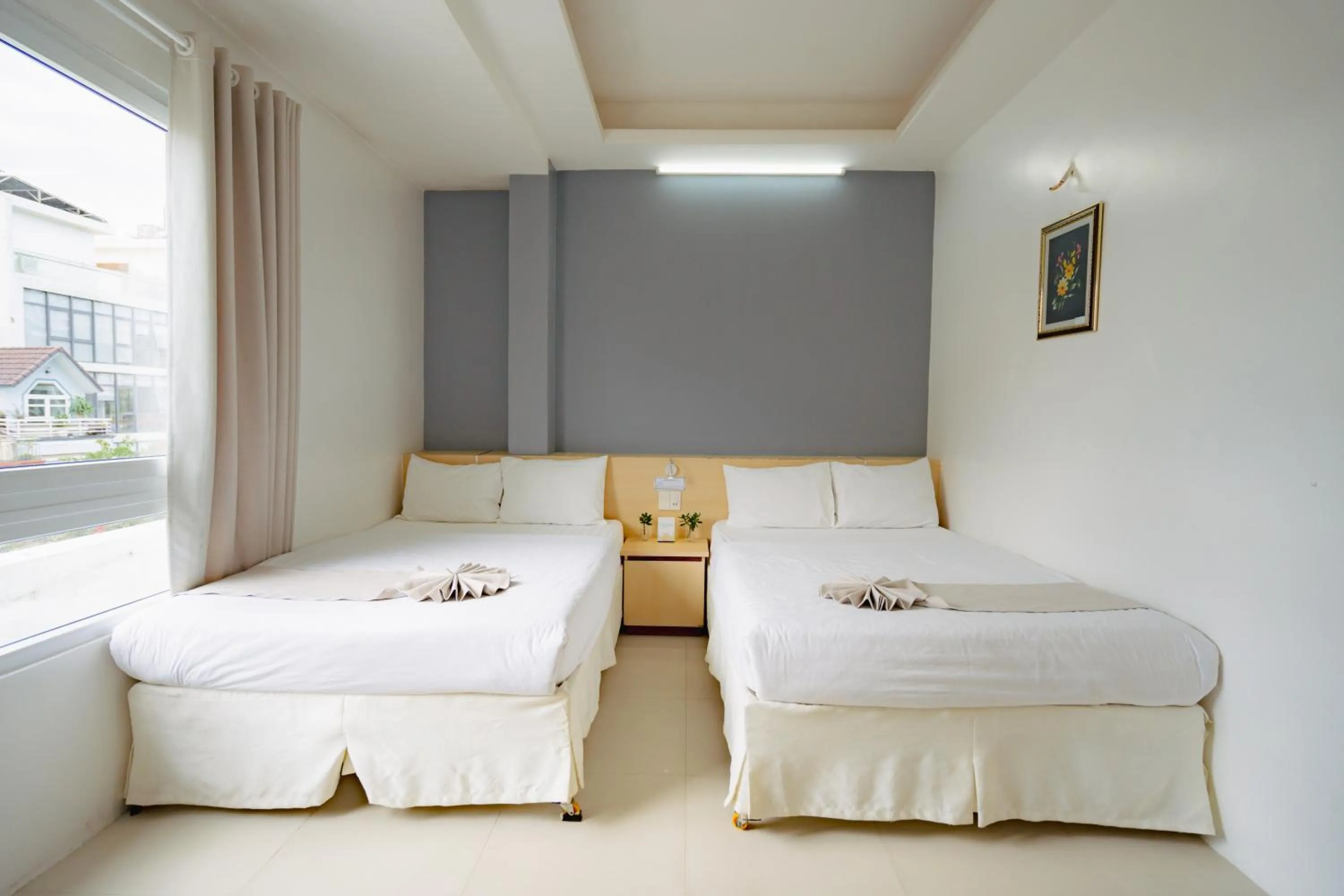 Bed in Ngoc Nguyen Anh Hotel Da Lat