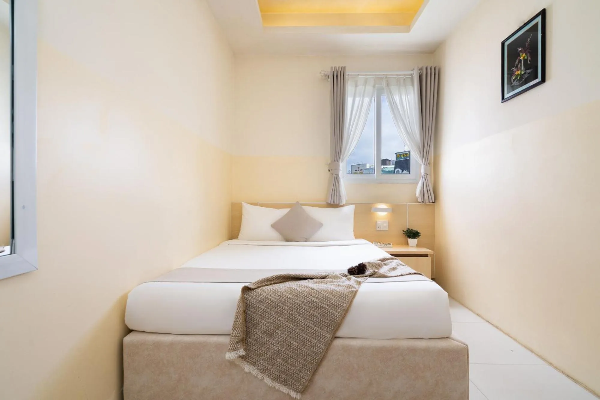 Bed in Ngoc Nguyen Anh Hotel Da Lat