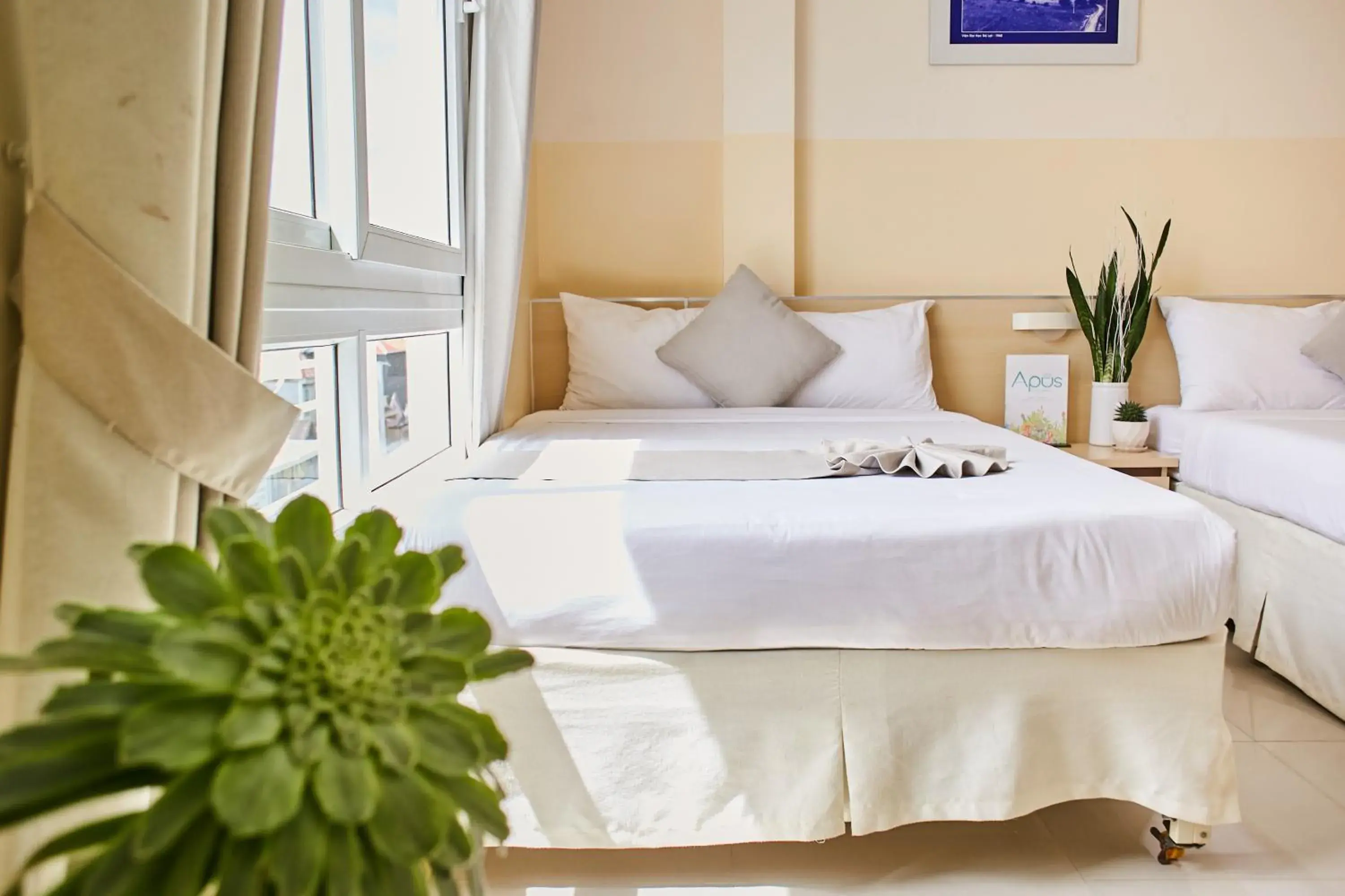 Bed in Ngoc Nguyen Anh Hotel Da Lat Bed in Ngoc Nguyen Anh Hotel Da Lat