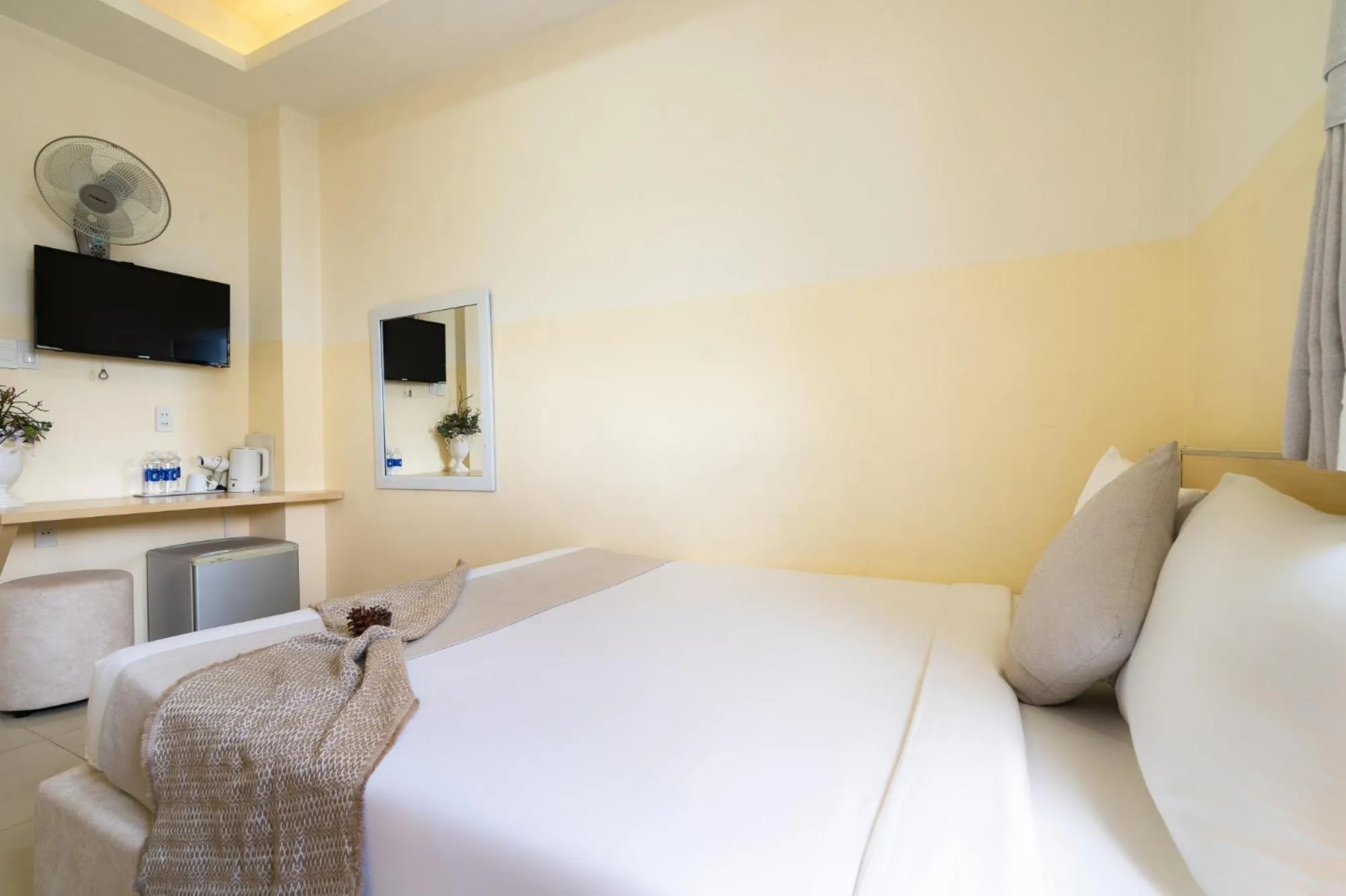 Bed in Ngoc Nguyen Anh Hotel Da Lat