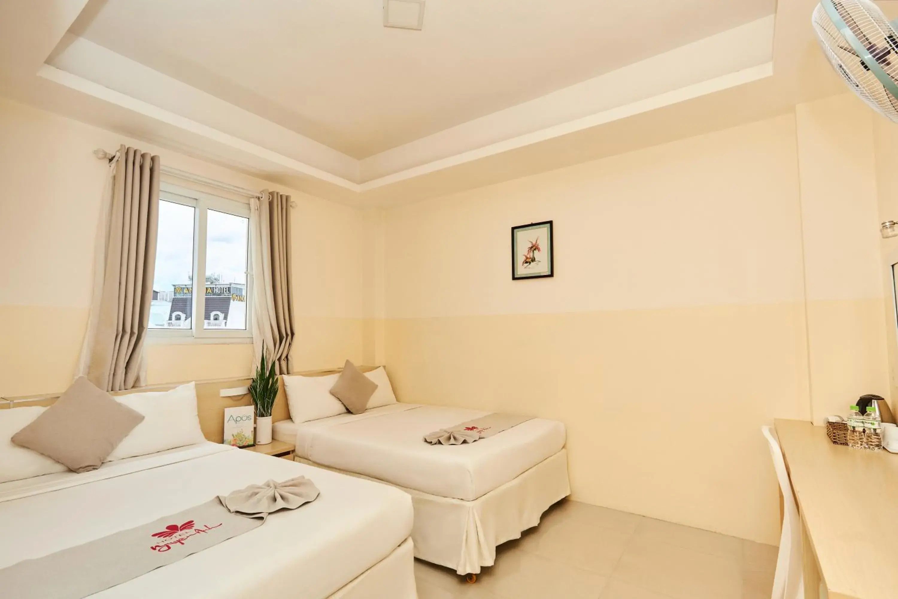 Bed in Ngoc Nguyen Anh Hotel Da Lat Bed in Ngoc Nguyen Anh Hotel Da Lat