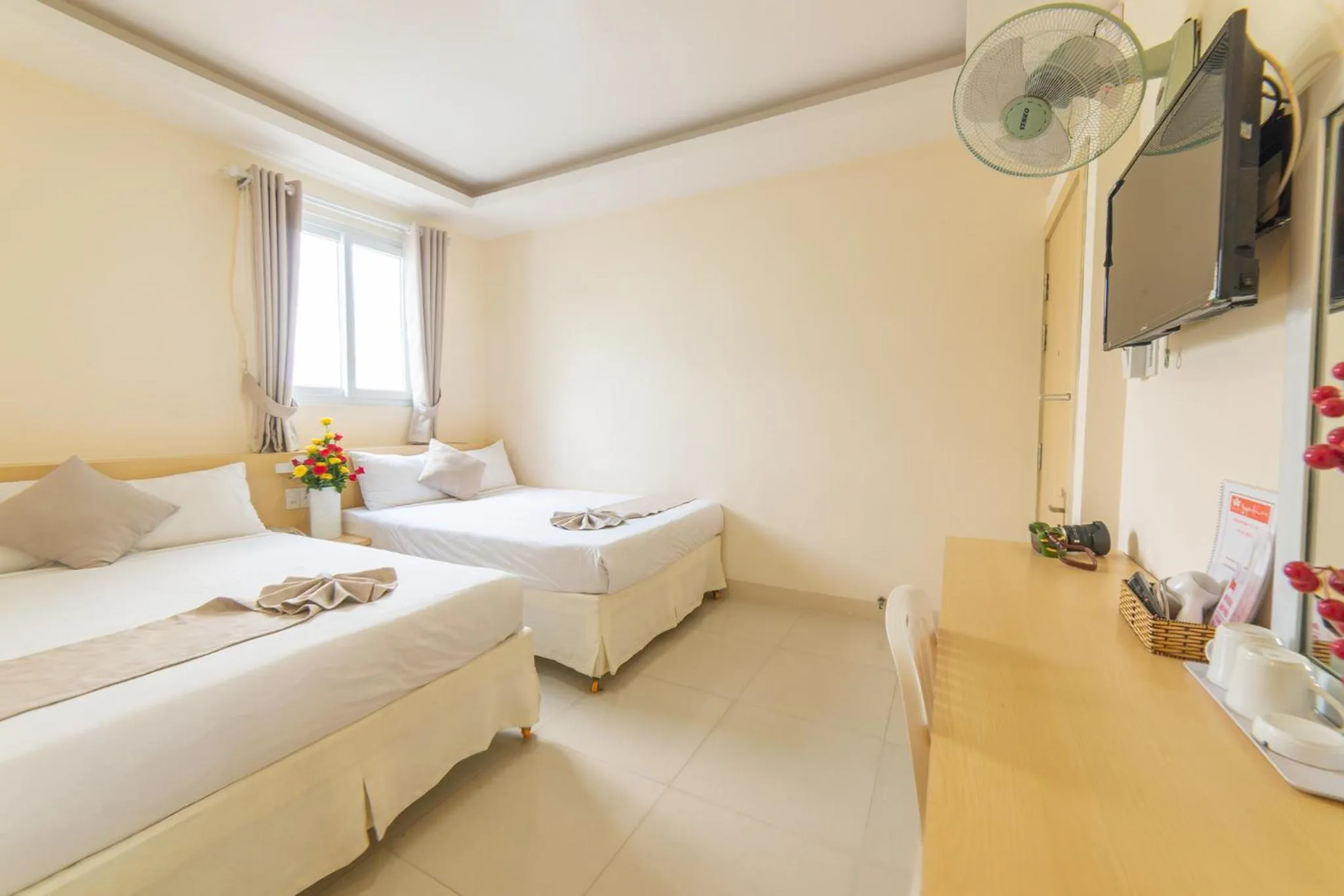 Bed in Ngoc Nguyen Anh Hotel Da Lat