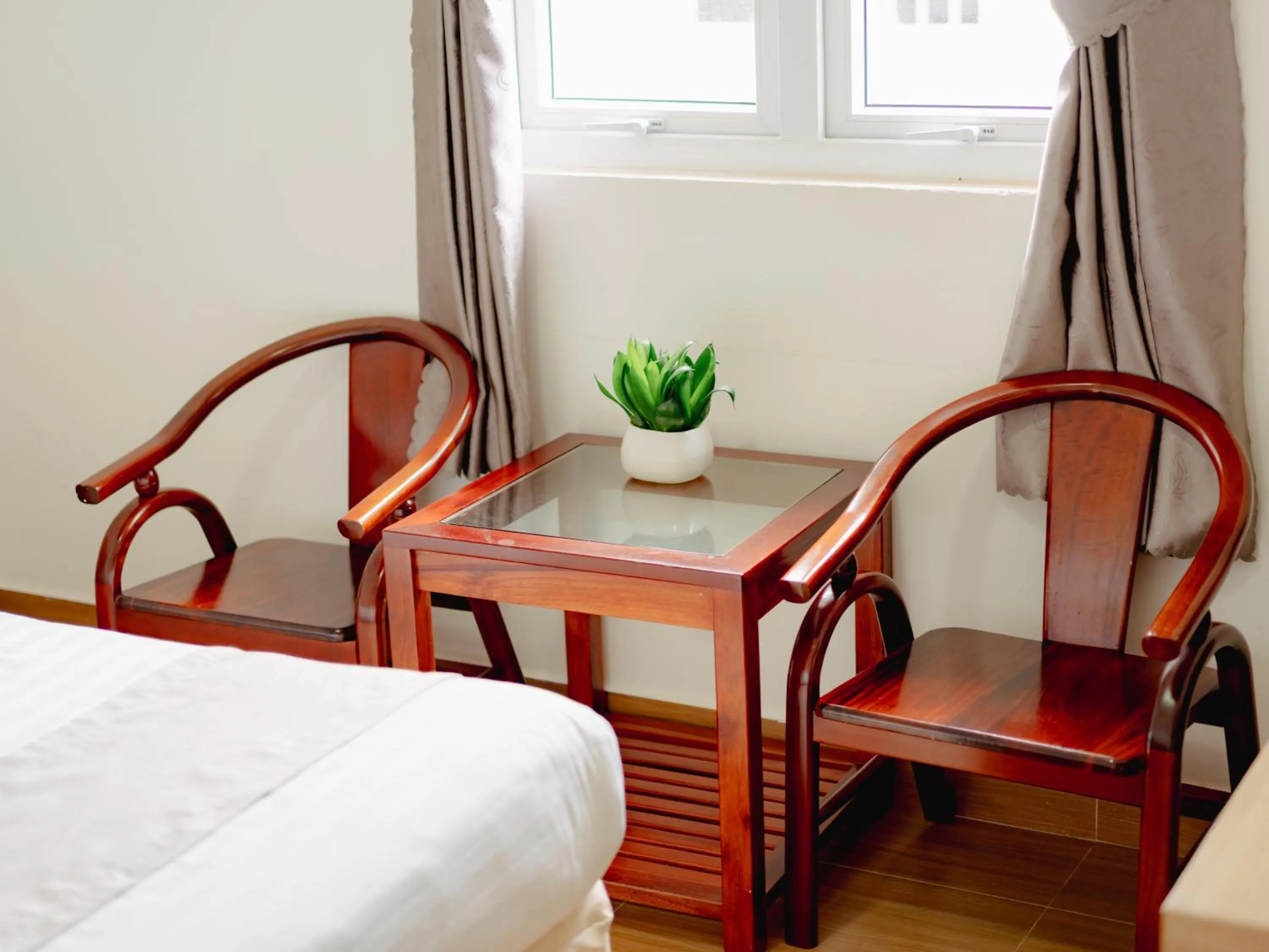 Bed in Ngoc Nguyen Anh Hotel Da Lat