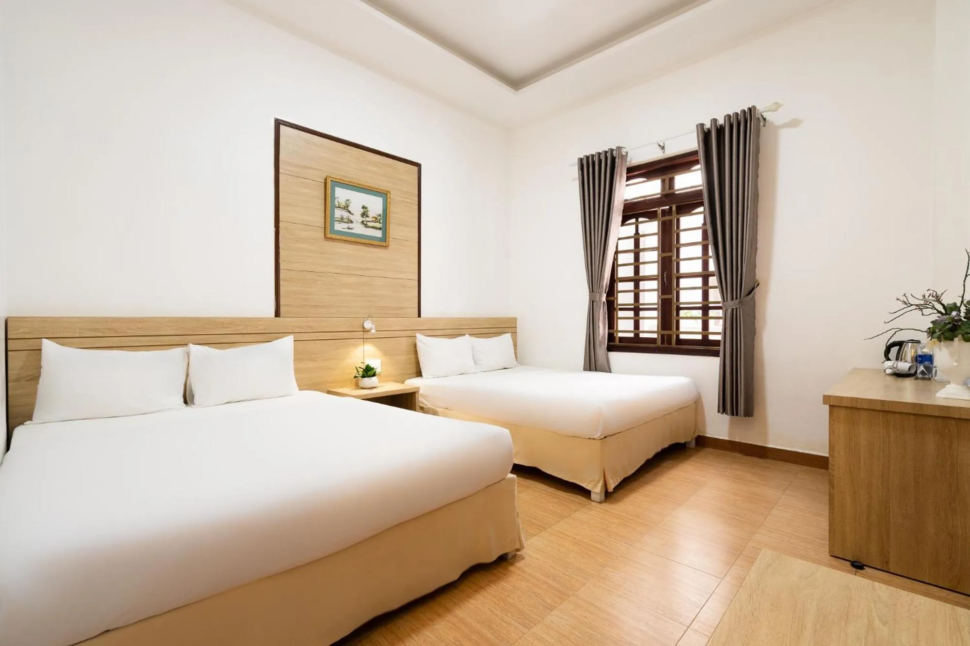 Bed in Ngoc Nguyen Anh Hotel Da Lat