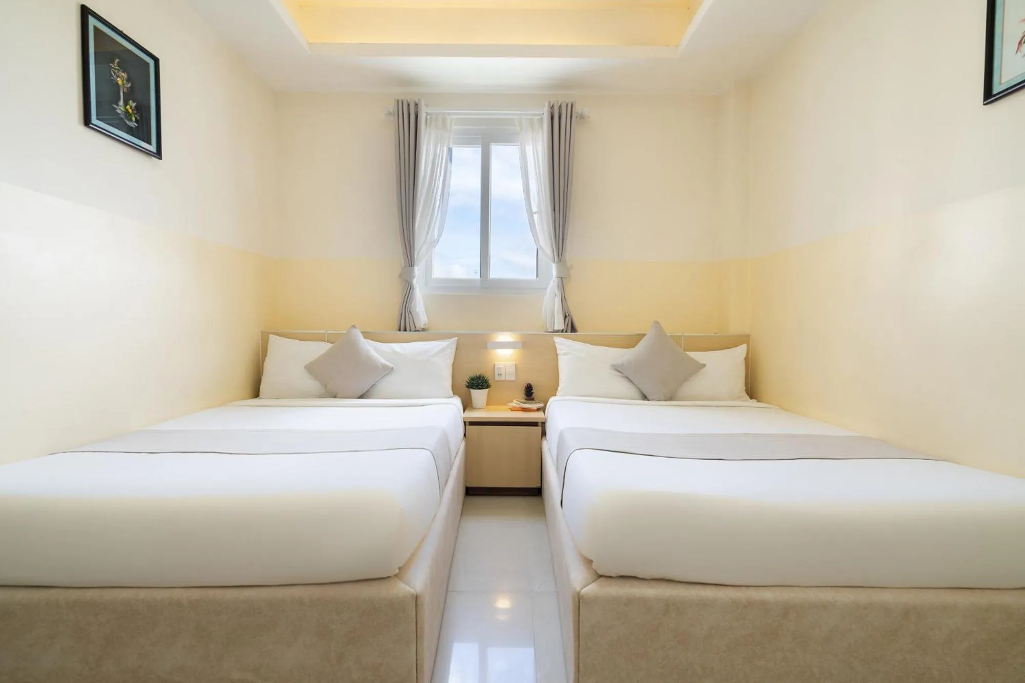 Bed in Ngoc Nguyen Anh Hotel Da Lat