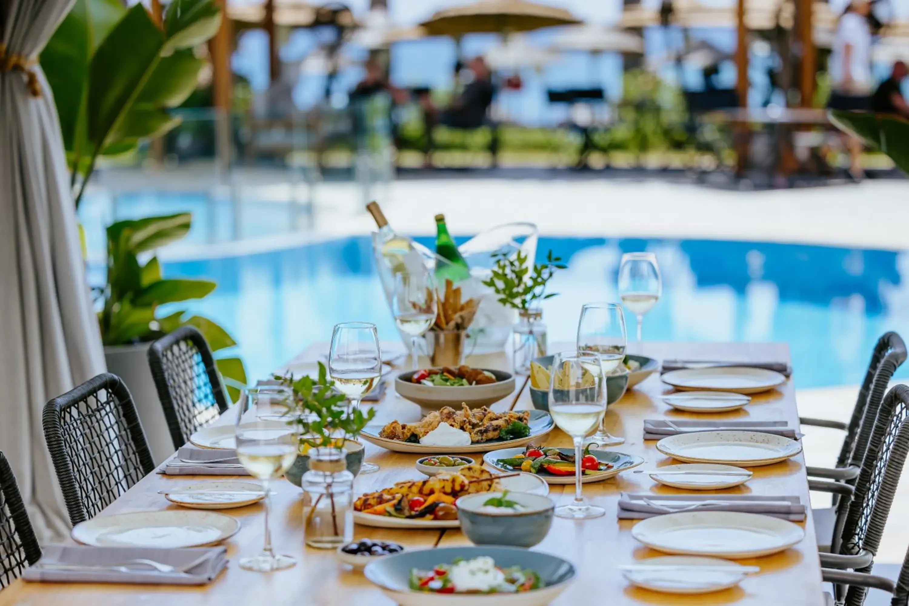 Food and drinks in Alion Beach Hotel Food and drinks in Alion Beach Hotel