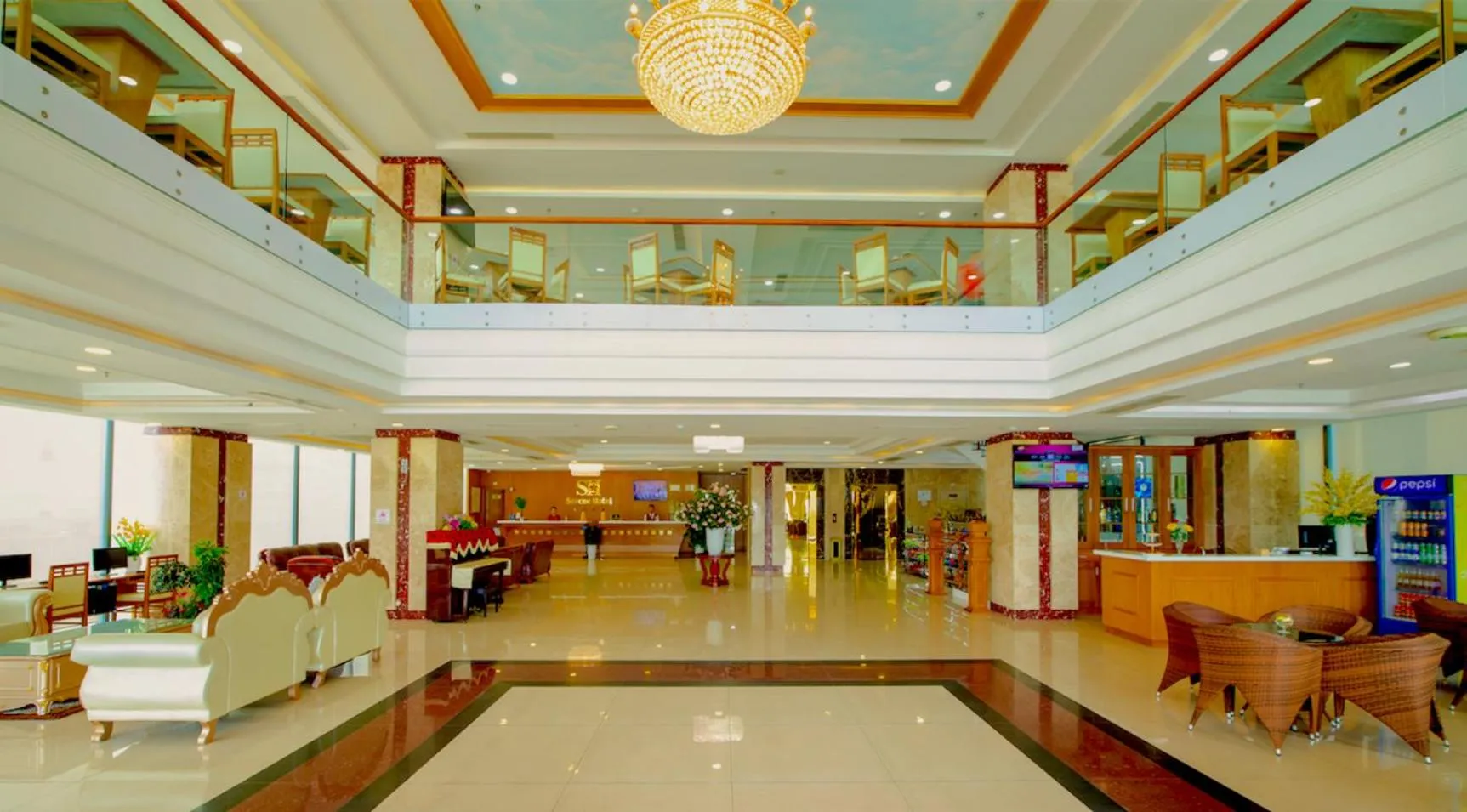 Lobby or reception in Serene Beach Hotel Danang